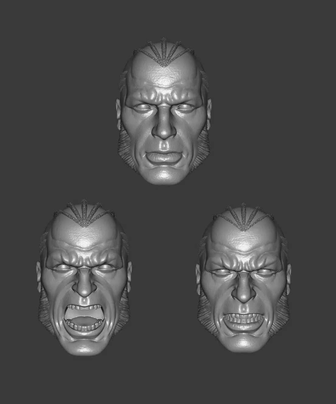 DC MONITOR CRISIS INFINITE EARTHS EXPRESSIONS 3-PACK 3D print model_0