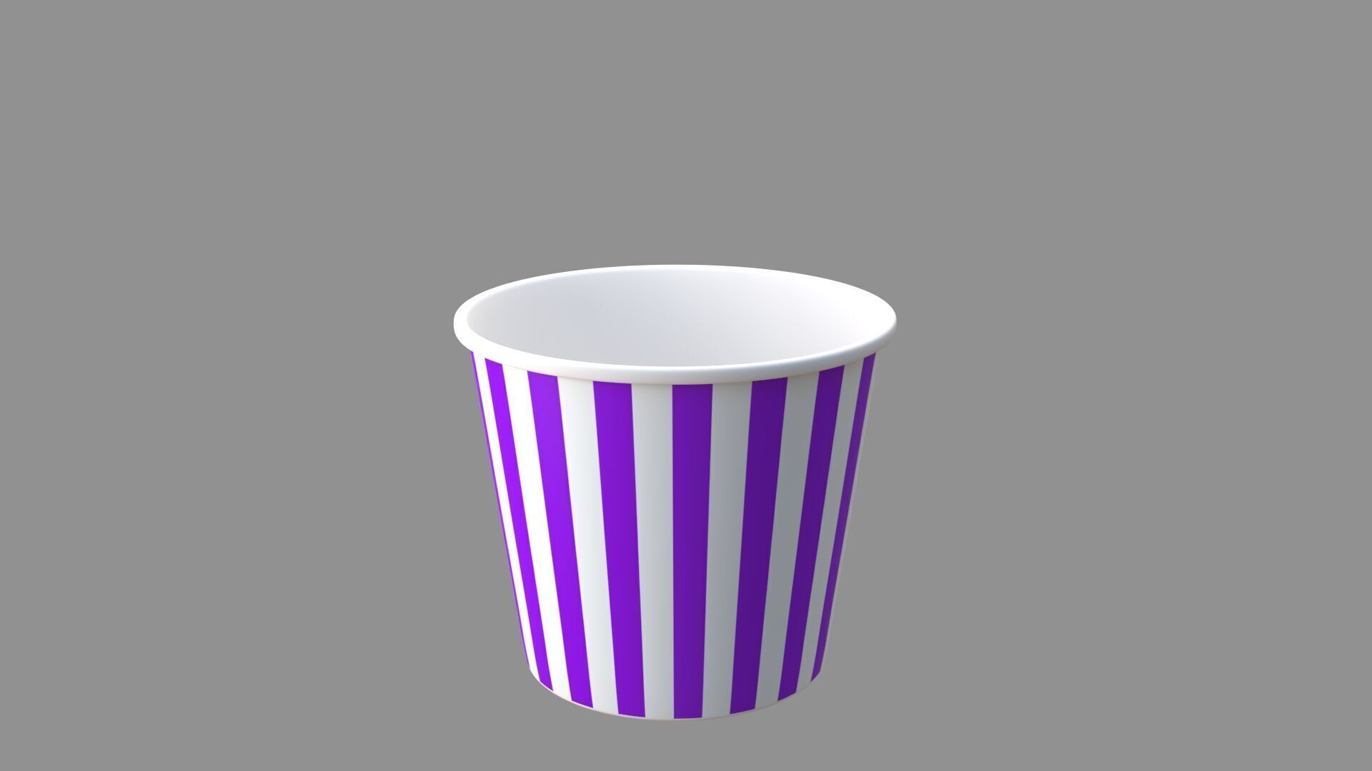 popcorn tub collection of 11 3D model_19
