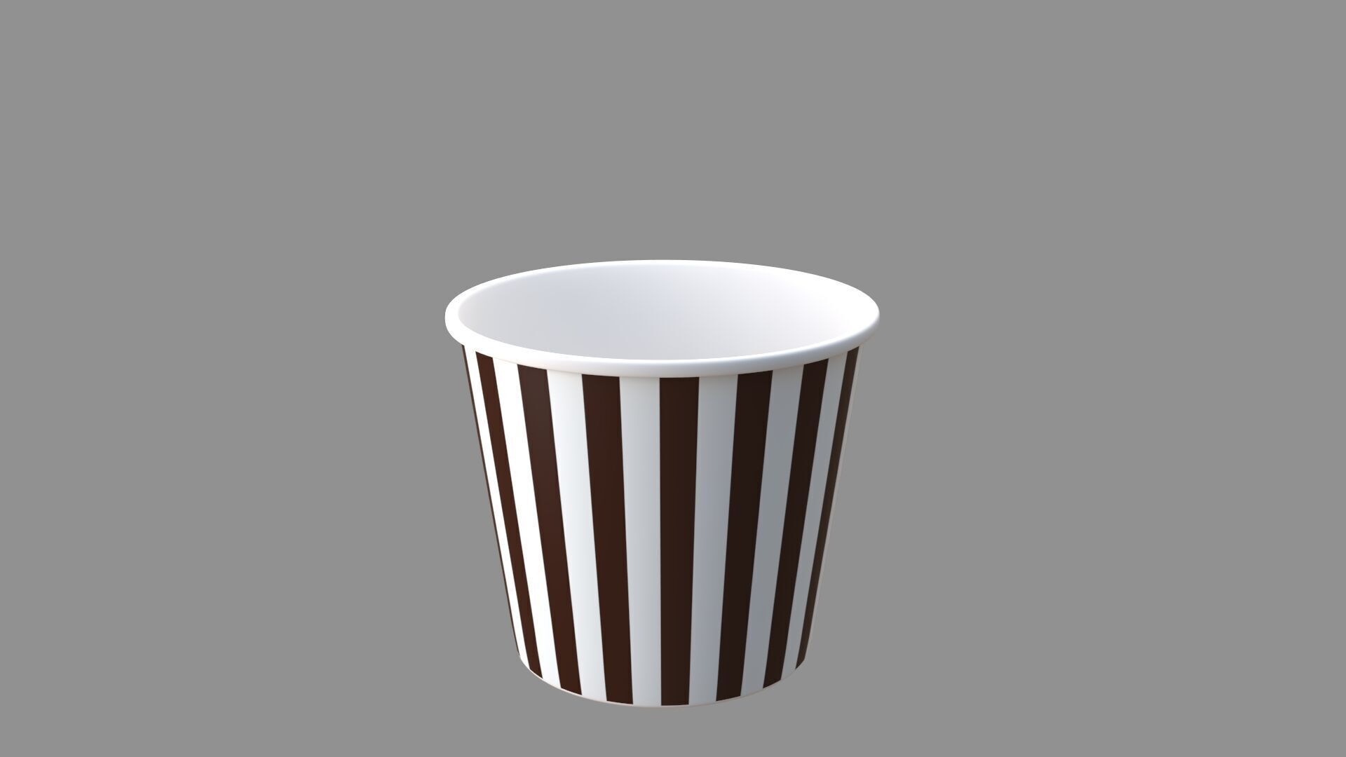 popcorn tub collection of 11 3D model_9