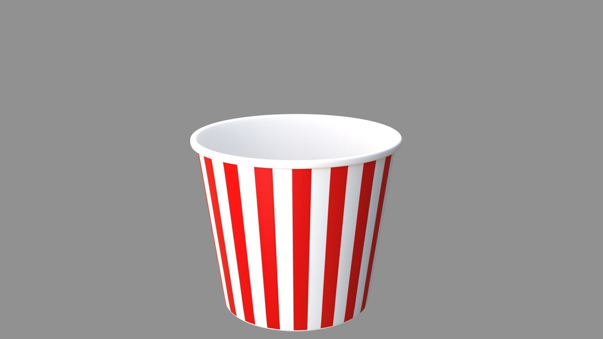 popcorn tub collection of 11 3D model_22