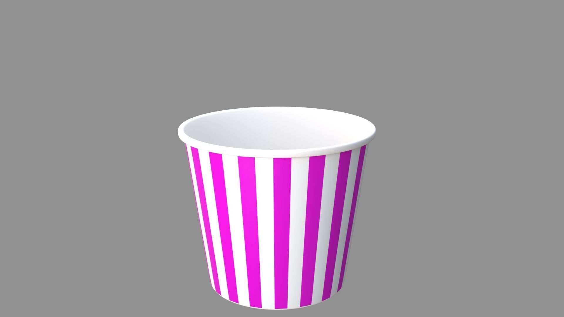 popcorn tub collection of 11 3D model_18
