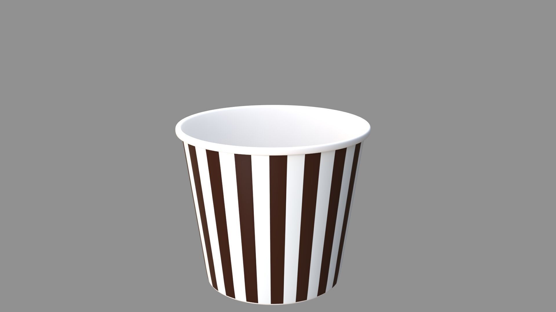popcorn tub collection of 11 3D model_10