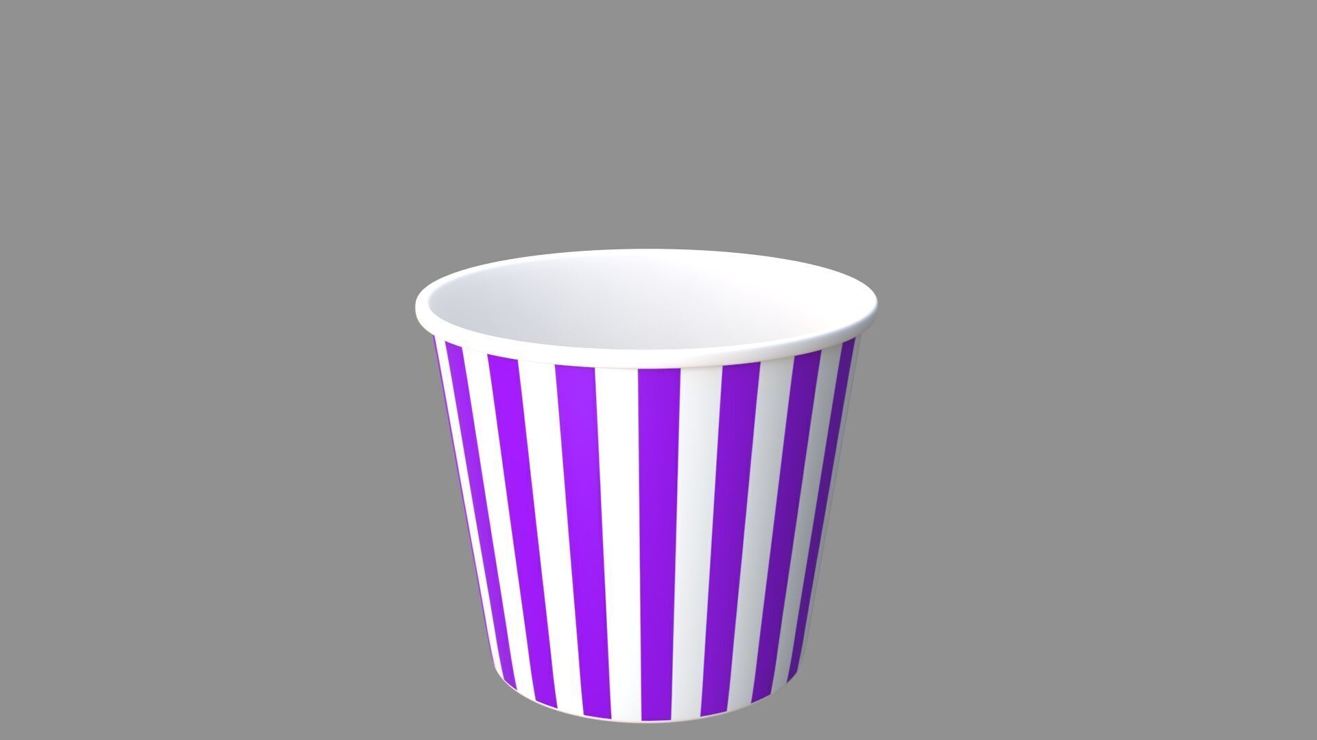 popcorn tub collection of 11 3D model_20