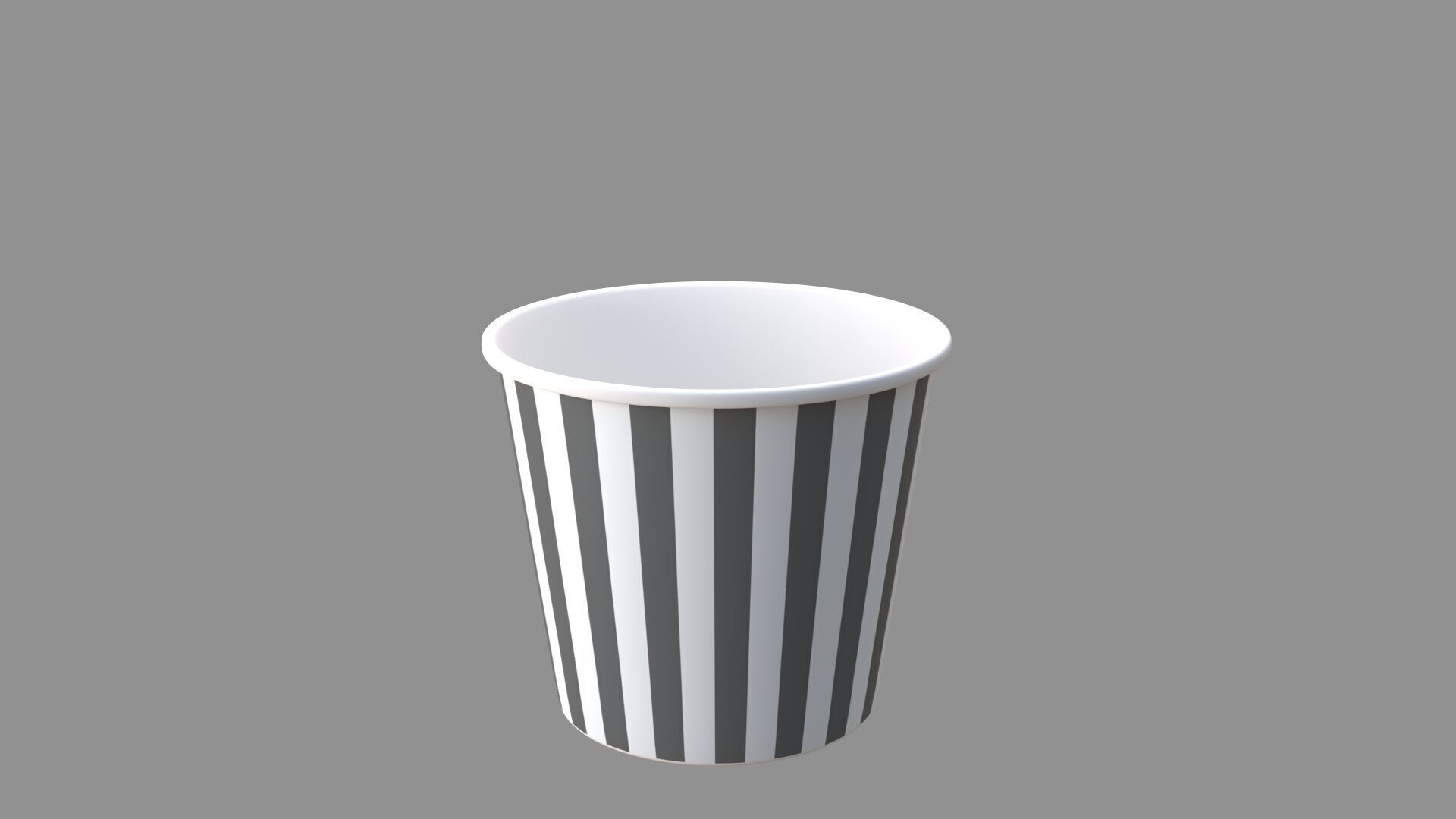 popcorn tub collection of 11 3D model_13