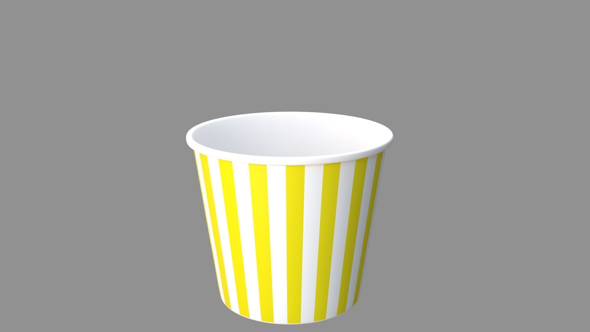 popcorn tub collection of 11 3D model_25