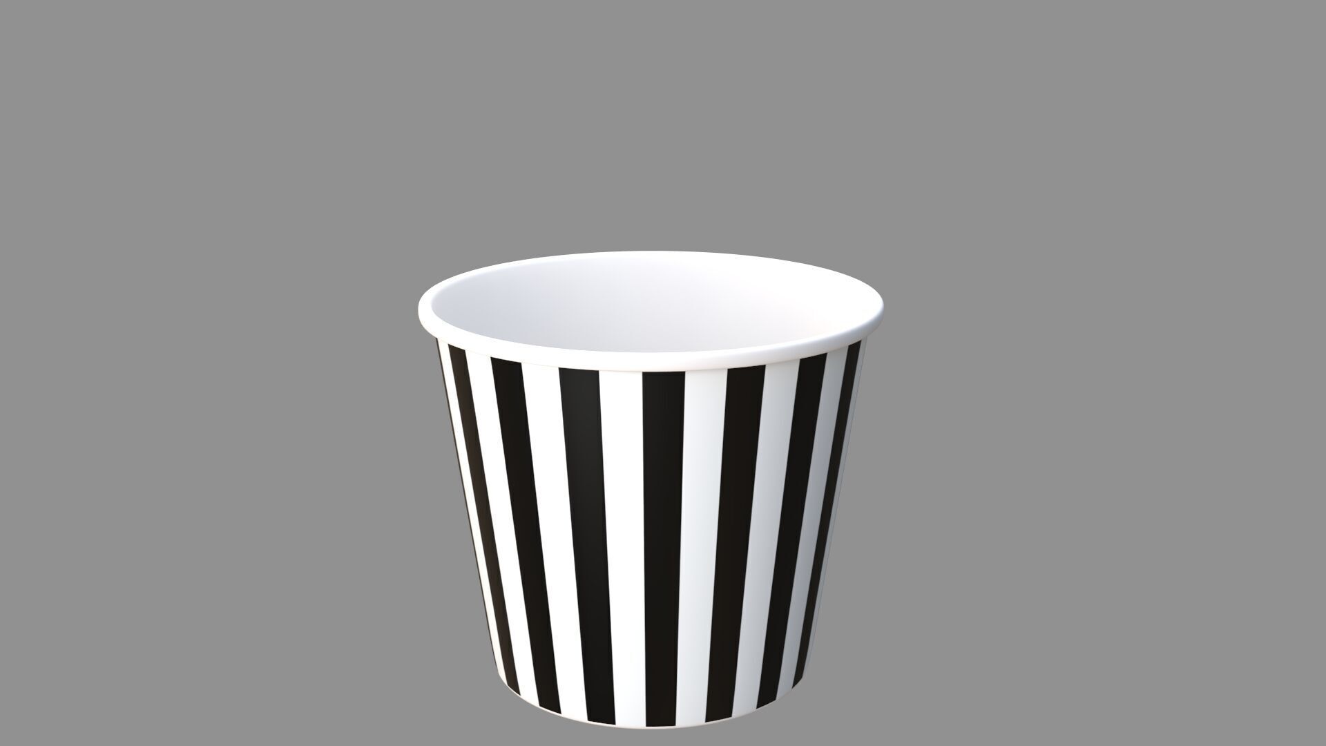 popcorn tub collection of 11 3D model_1