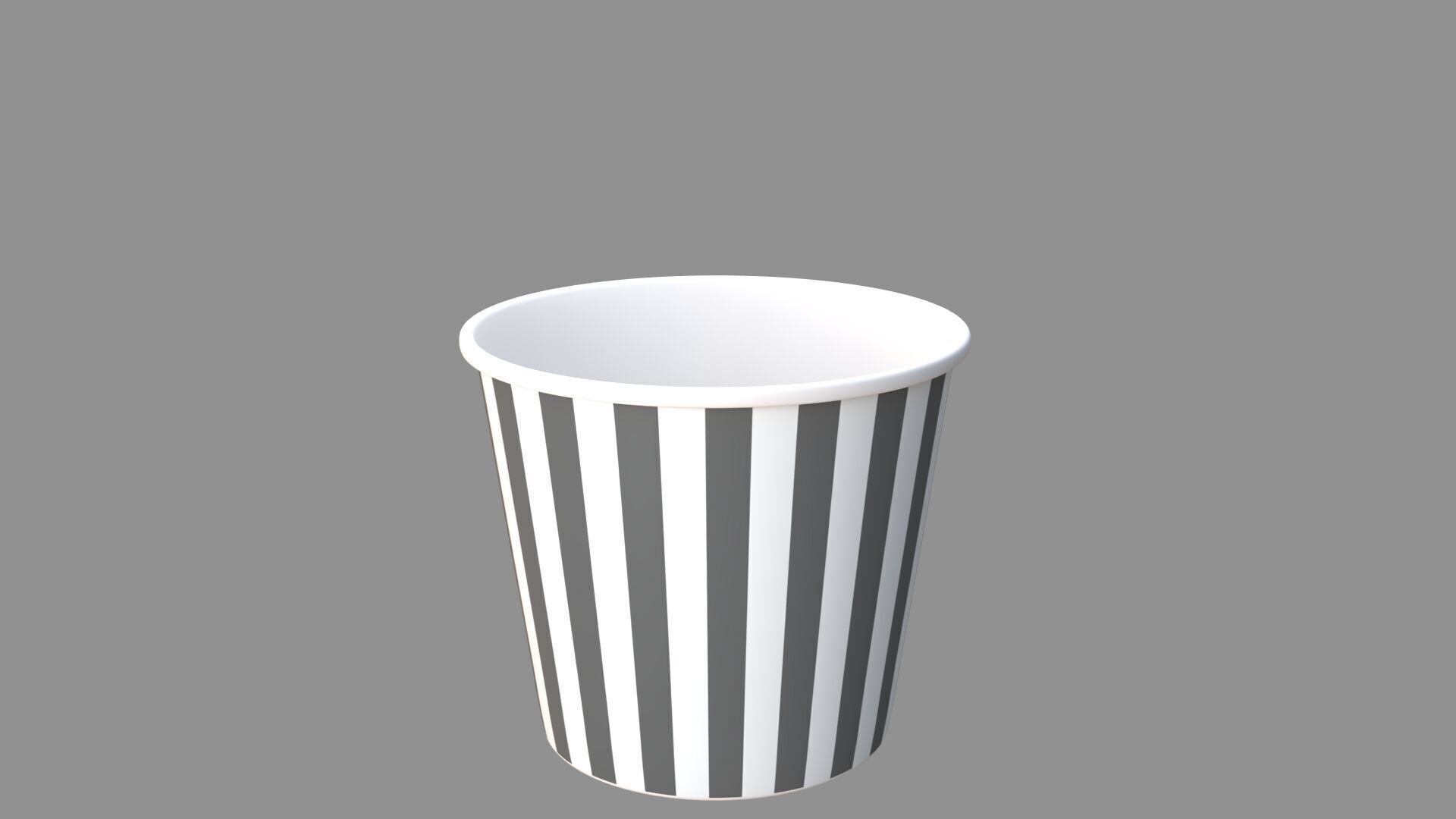 popcorn tub collection of 11 3D model_14