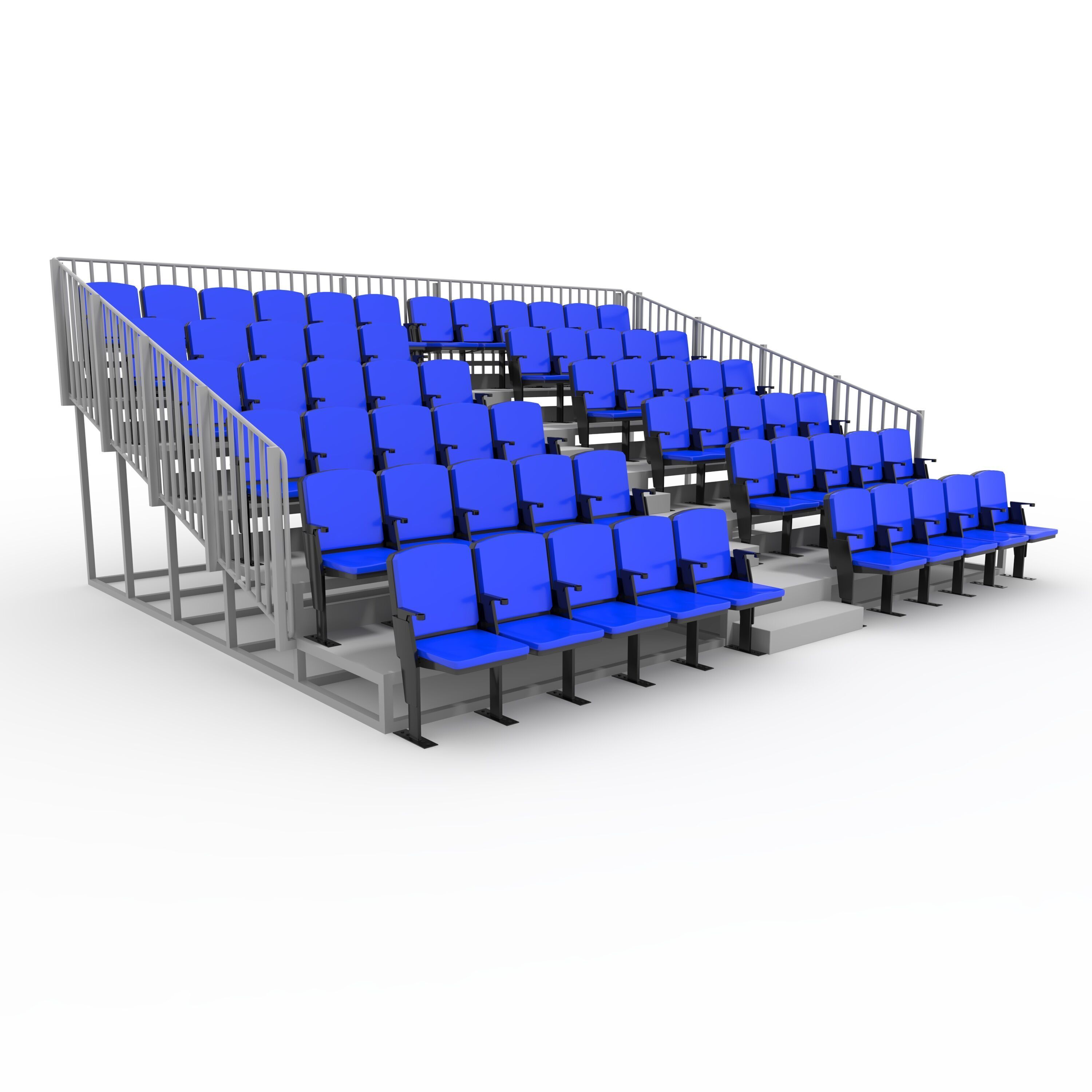 Bleachers 13 3D model_8