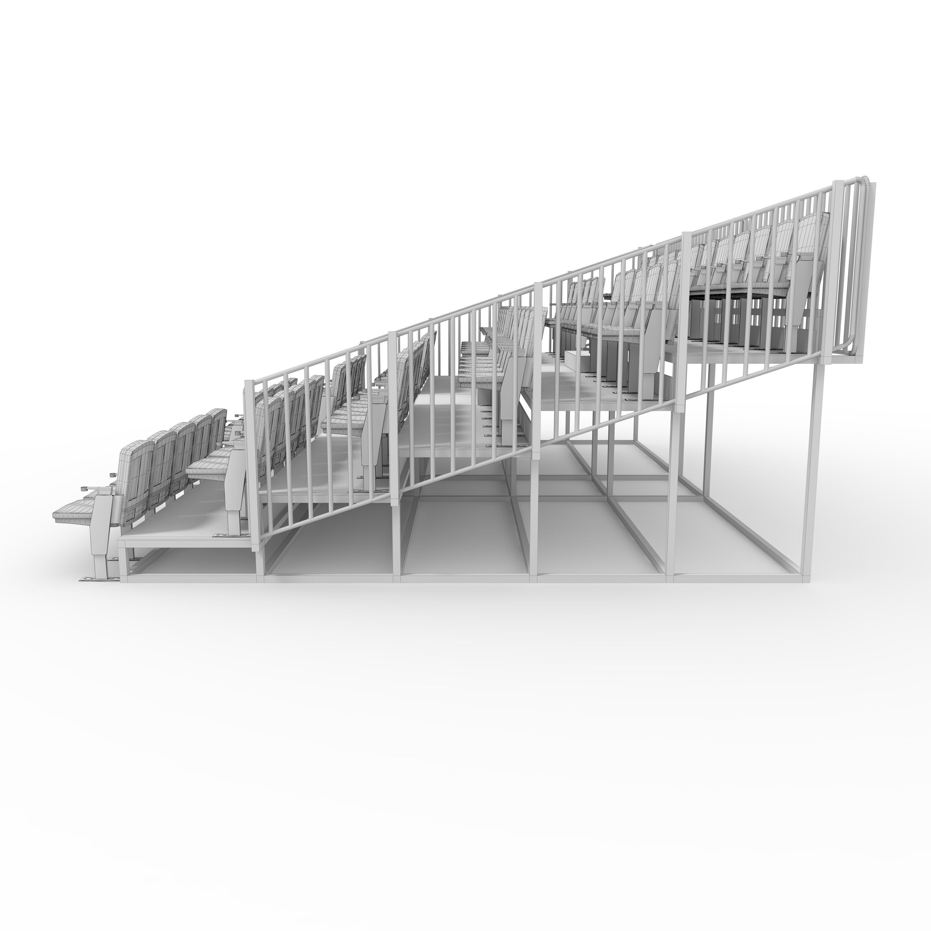 Bleachers 13 3D model_13