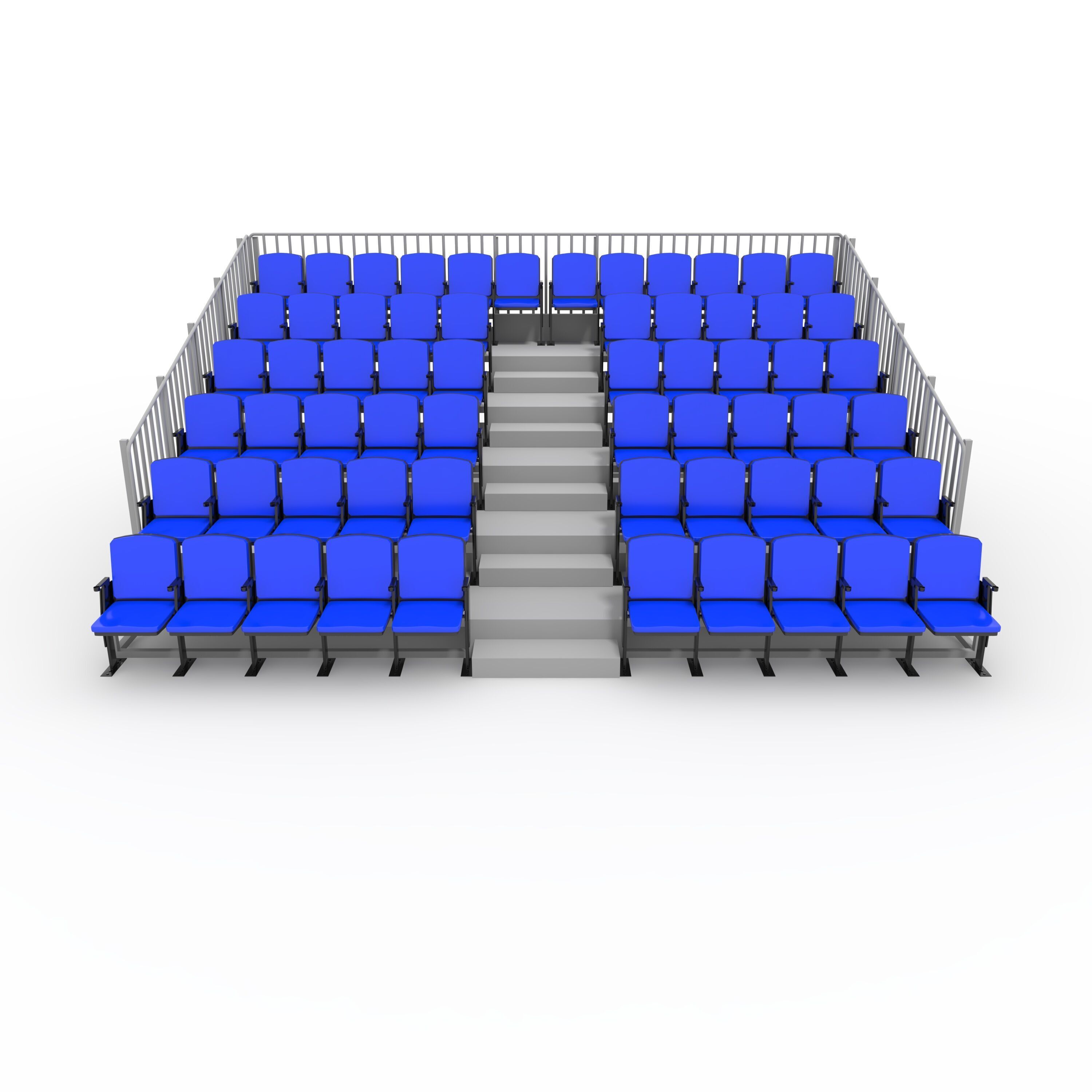 Bleachers 13 3D model_2
