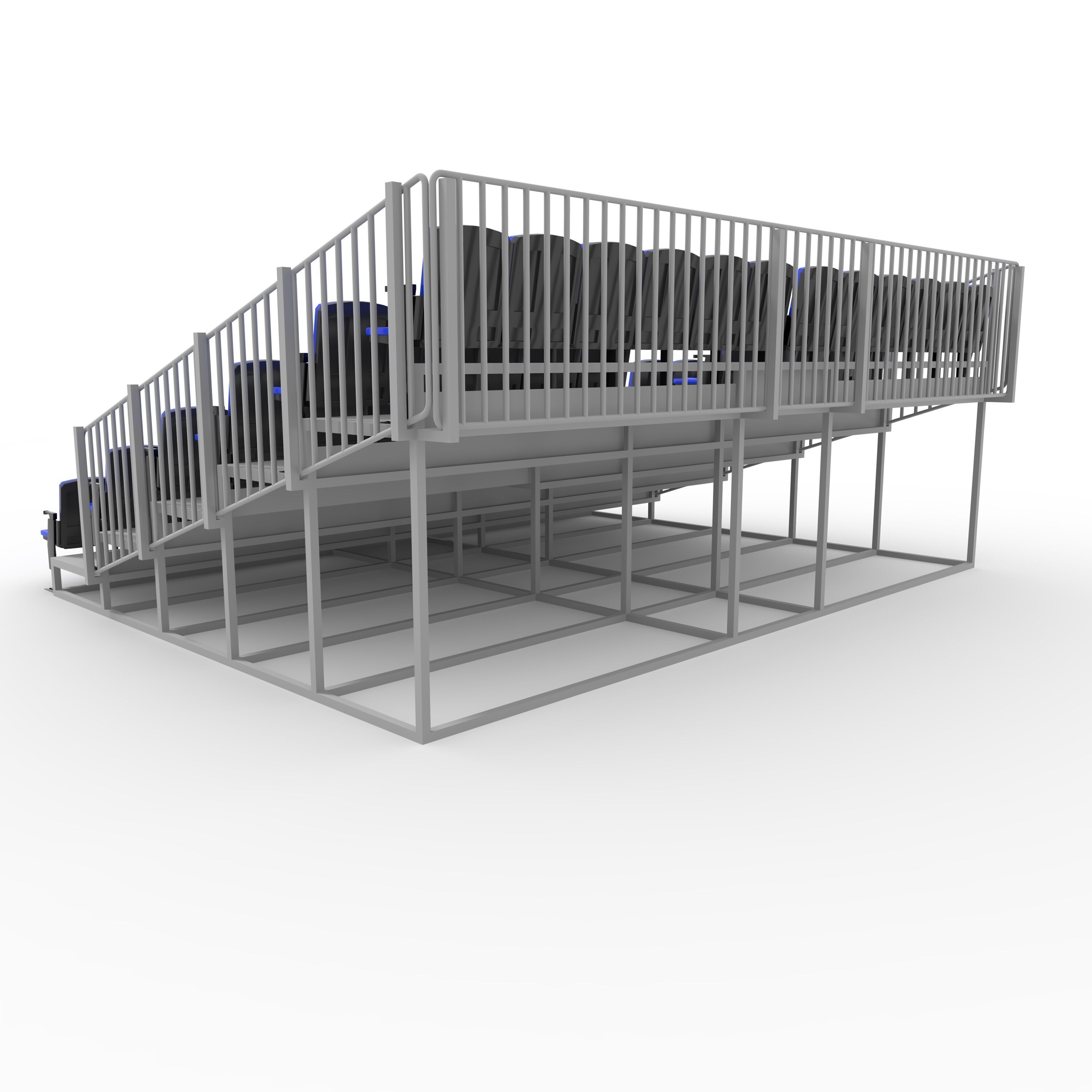 Bleachers 13 3D model_14