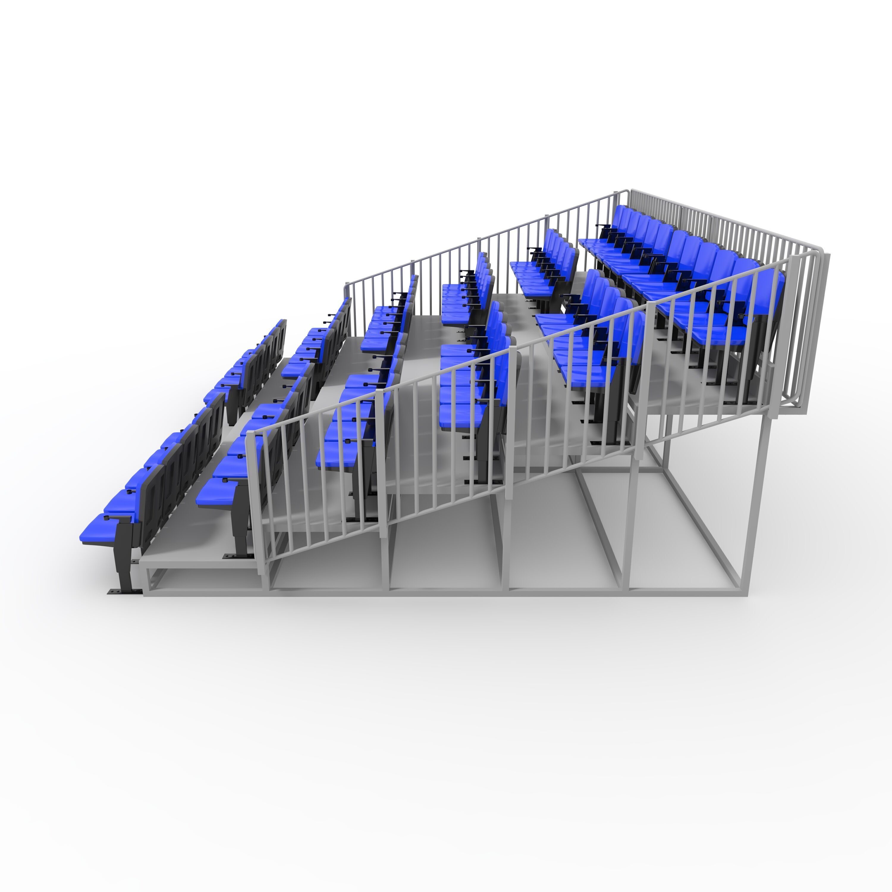Bleachers 13 3D model_4