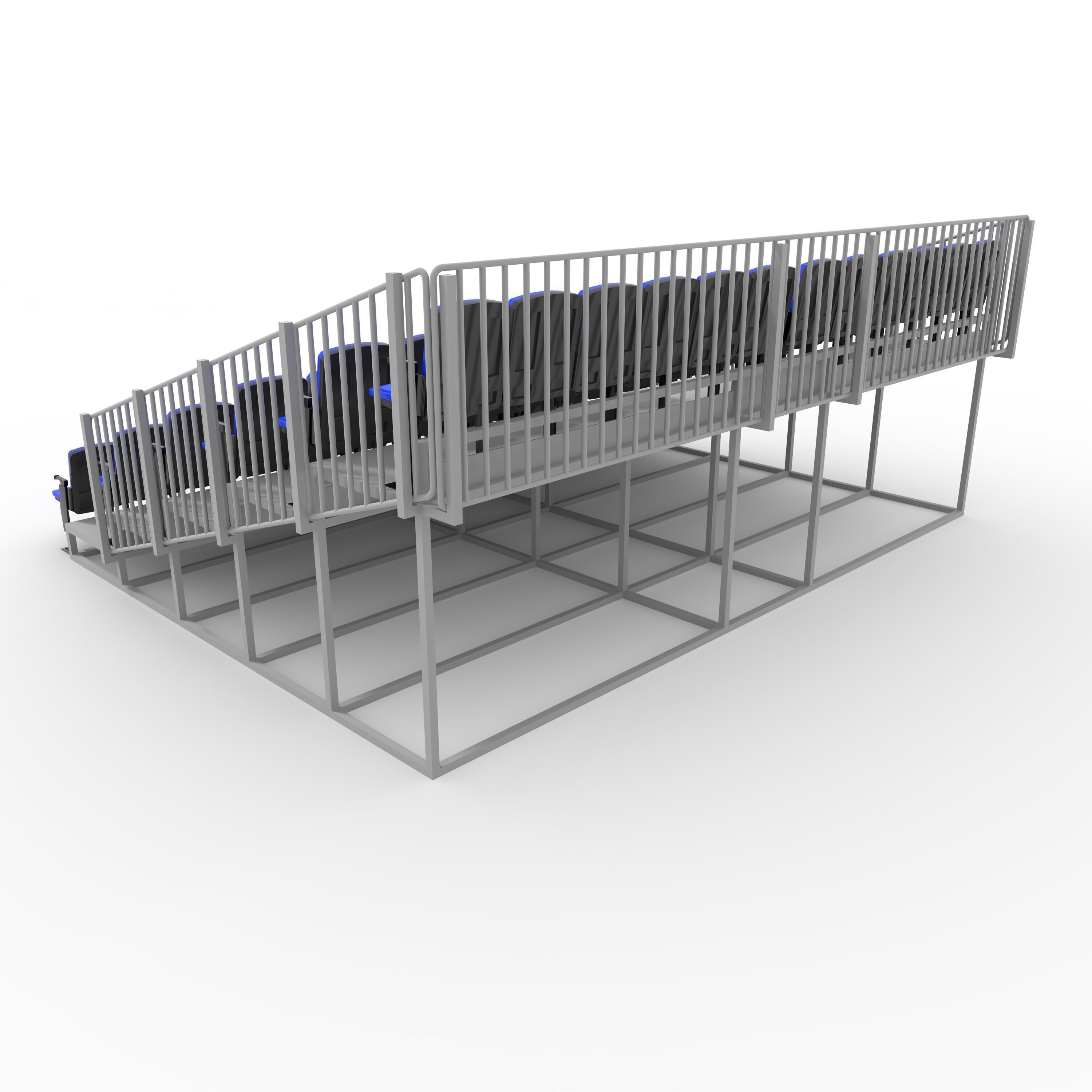 Bleachers 13 3D model_6