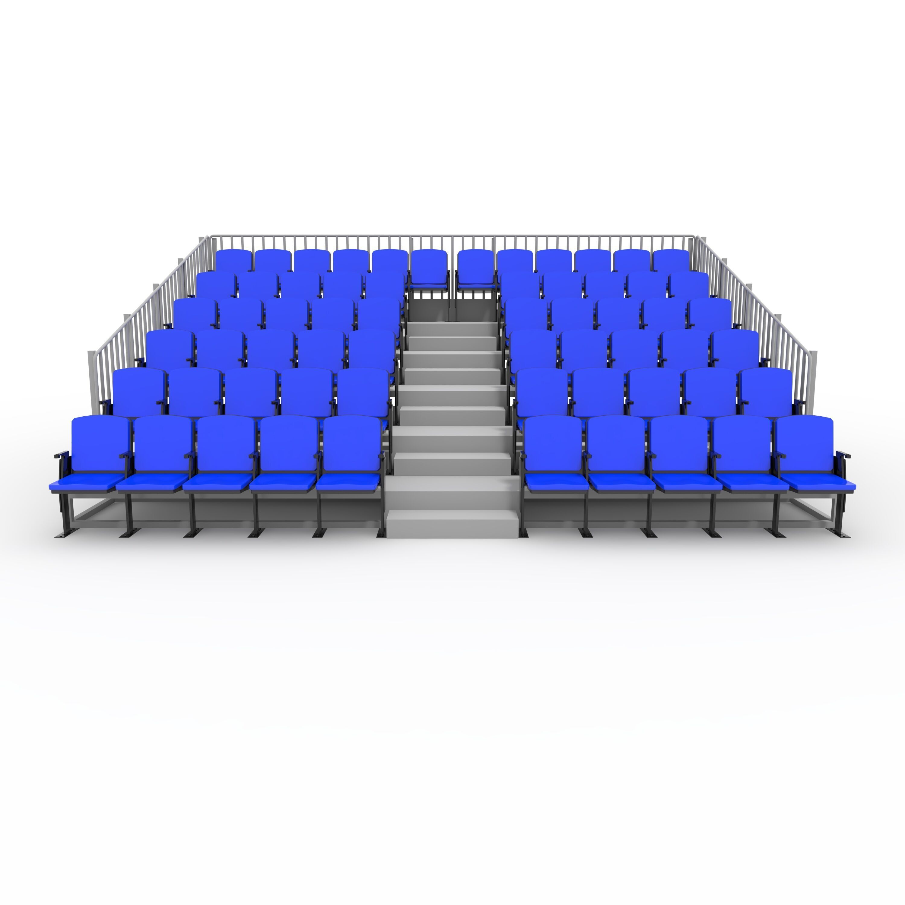 Bleachers 13 3D model_10