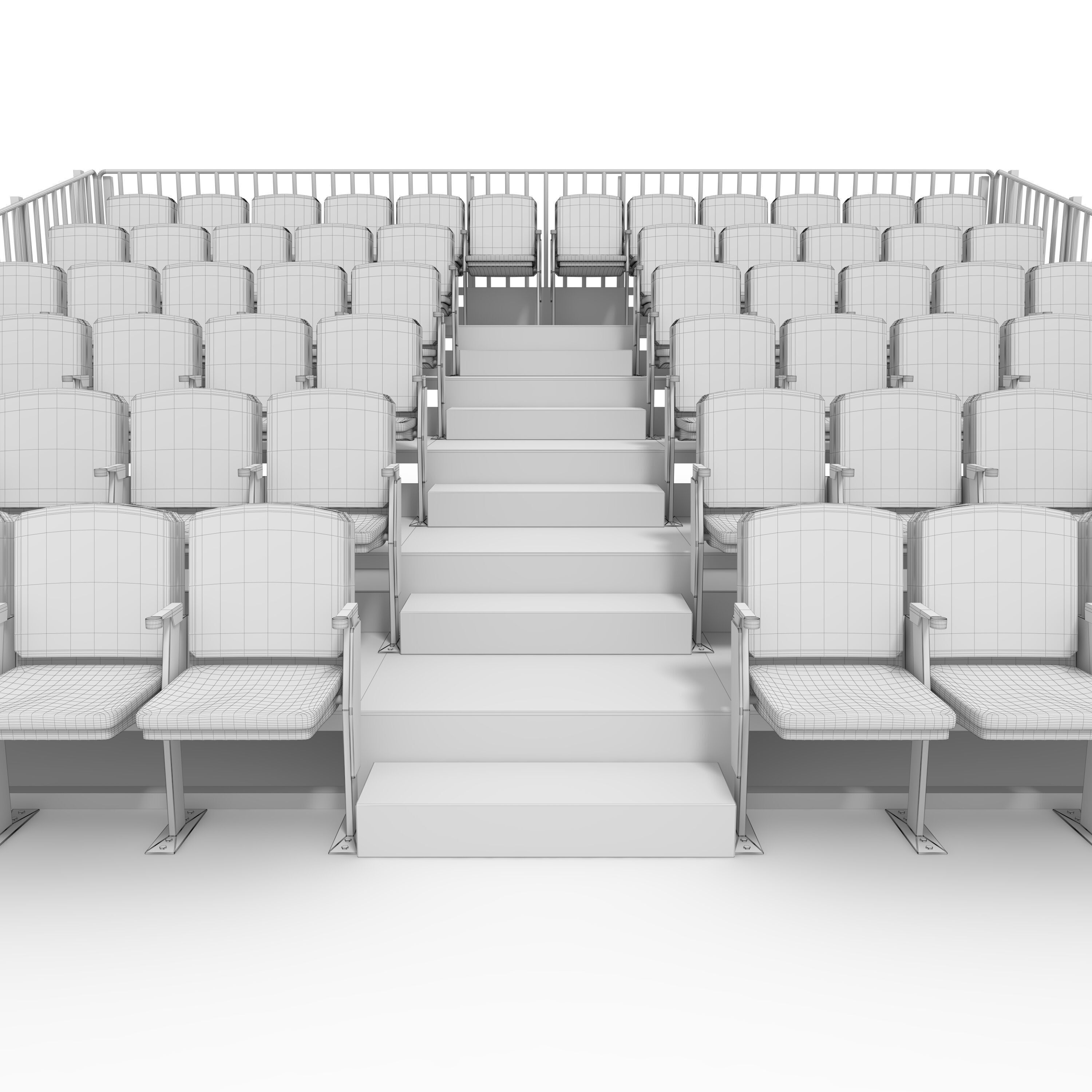 Bleachers 13 3D model_19