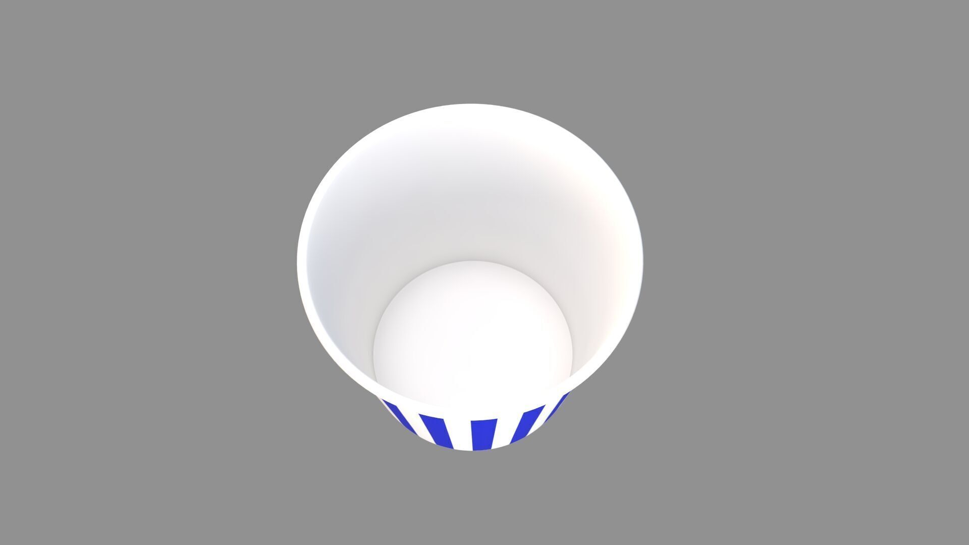popcorn tub collection of 4 3D model_6