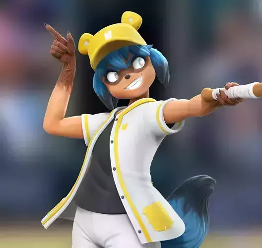 BNA Michiru Baseball 3D Model Print