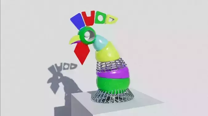 cock model Free 3D model