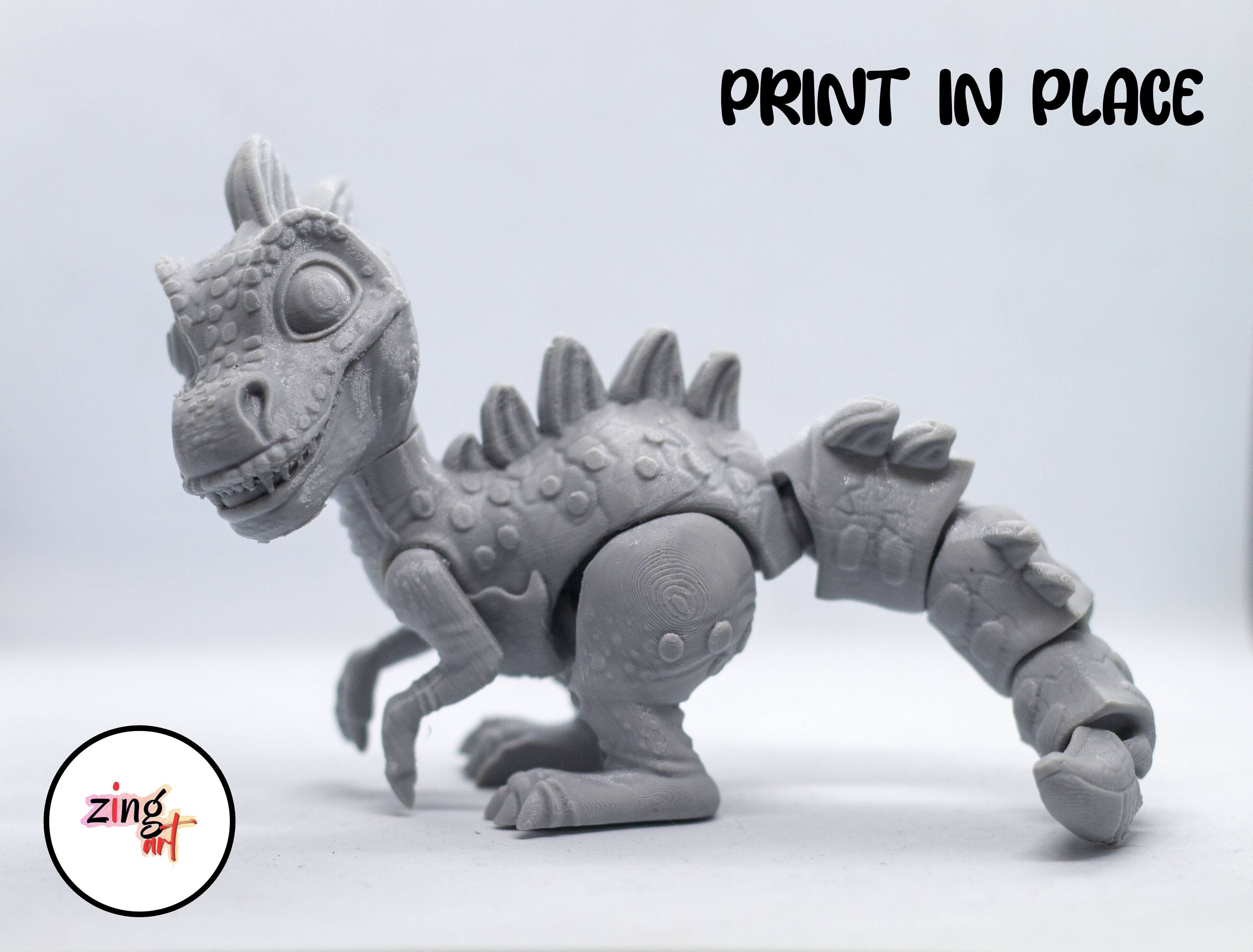 Dinosour Flexible 3d Printable 3D print model_11