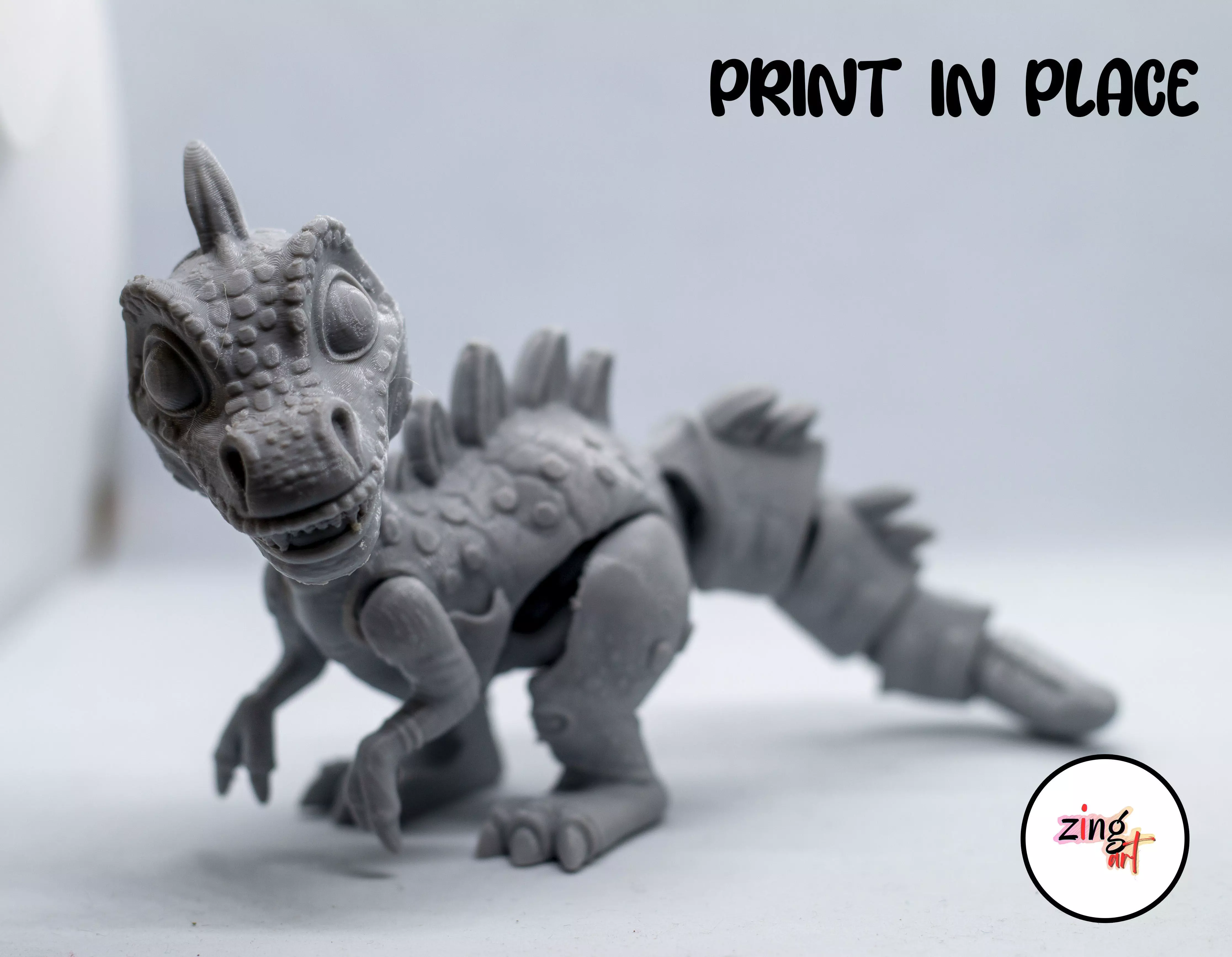 Dinosour Flexible 3d Printable 3D print model_0