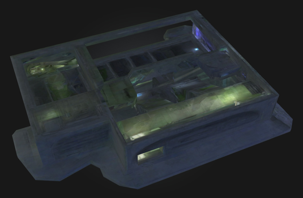 Halo Cartographer - Map for Video Game -Spacehouse- 3D model_2