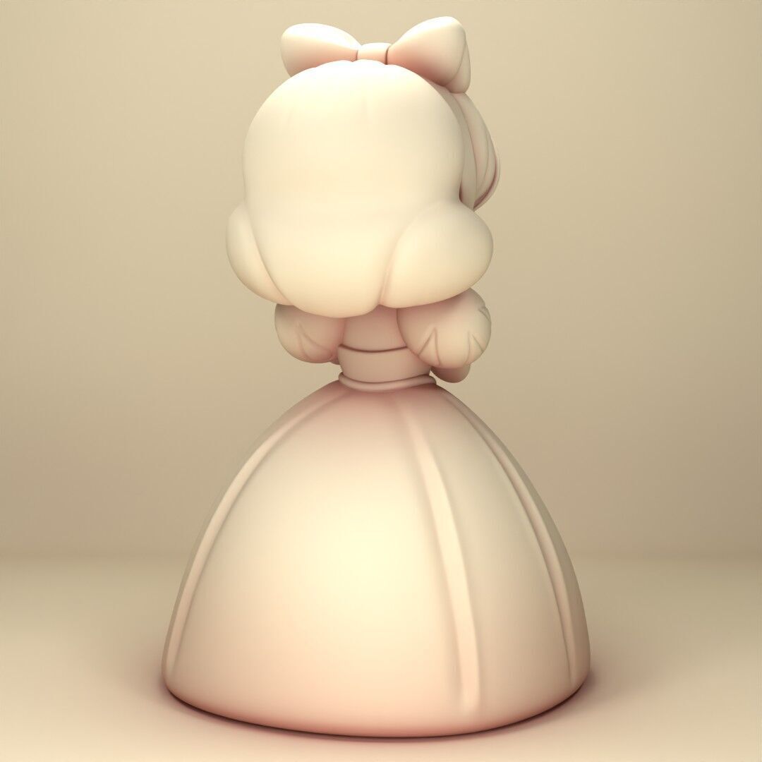 Snow white chibi 3D print model_7