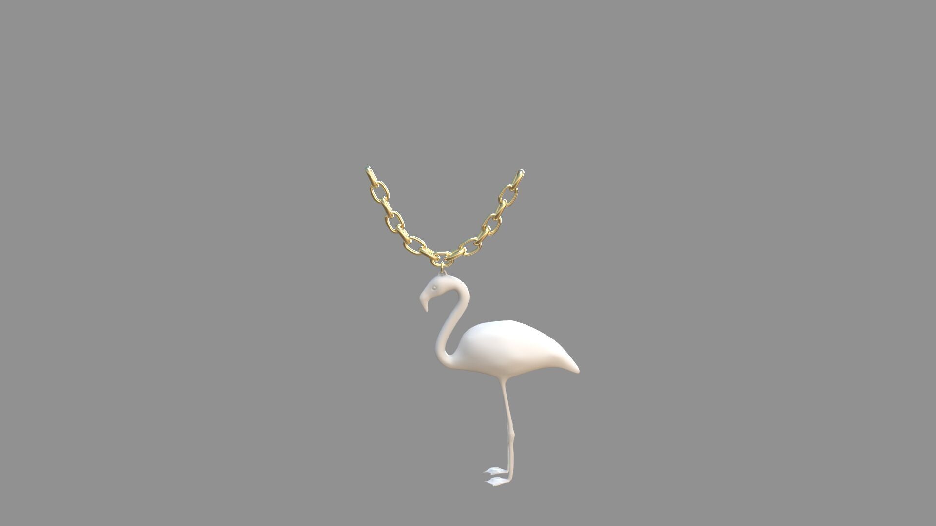 flamingo locket collection 3D model_13
