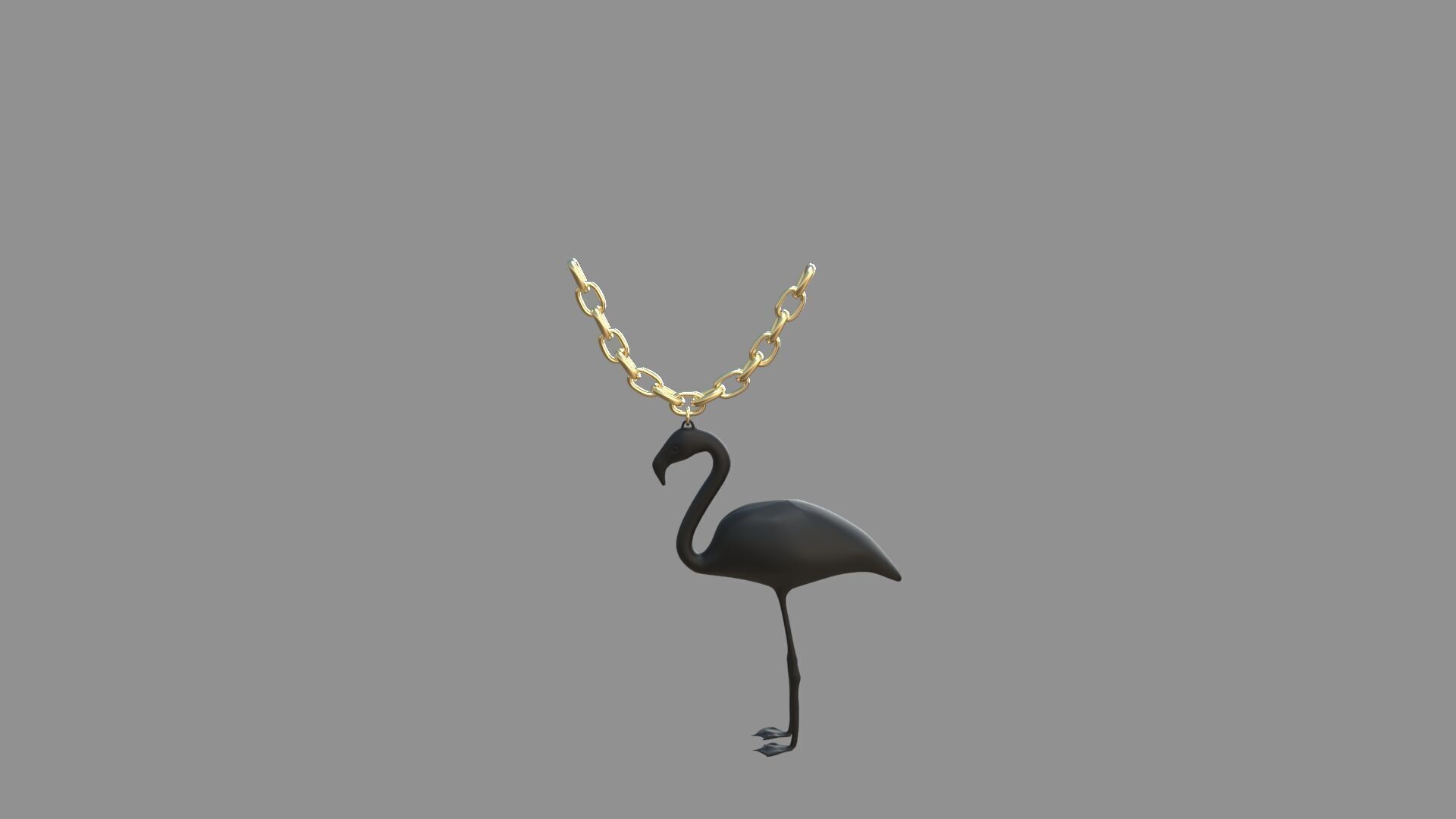 flamingo locket collection 3D model_28