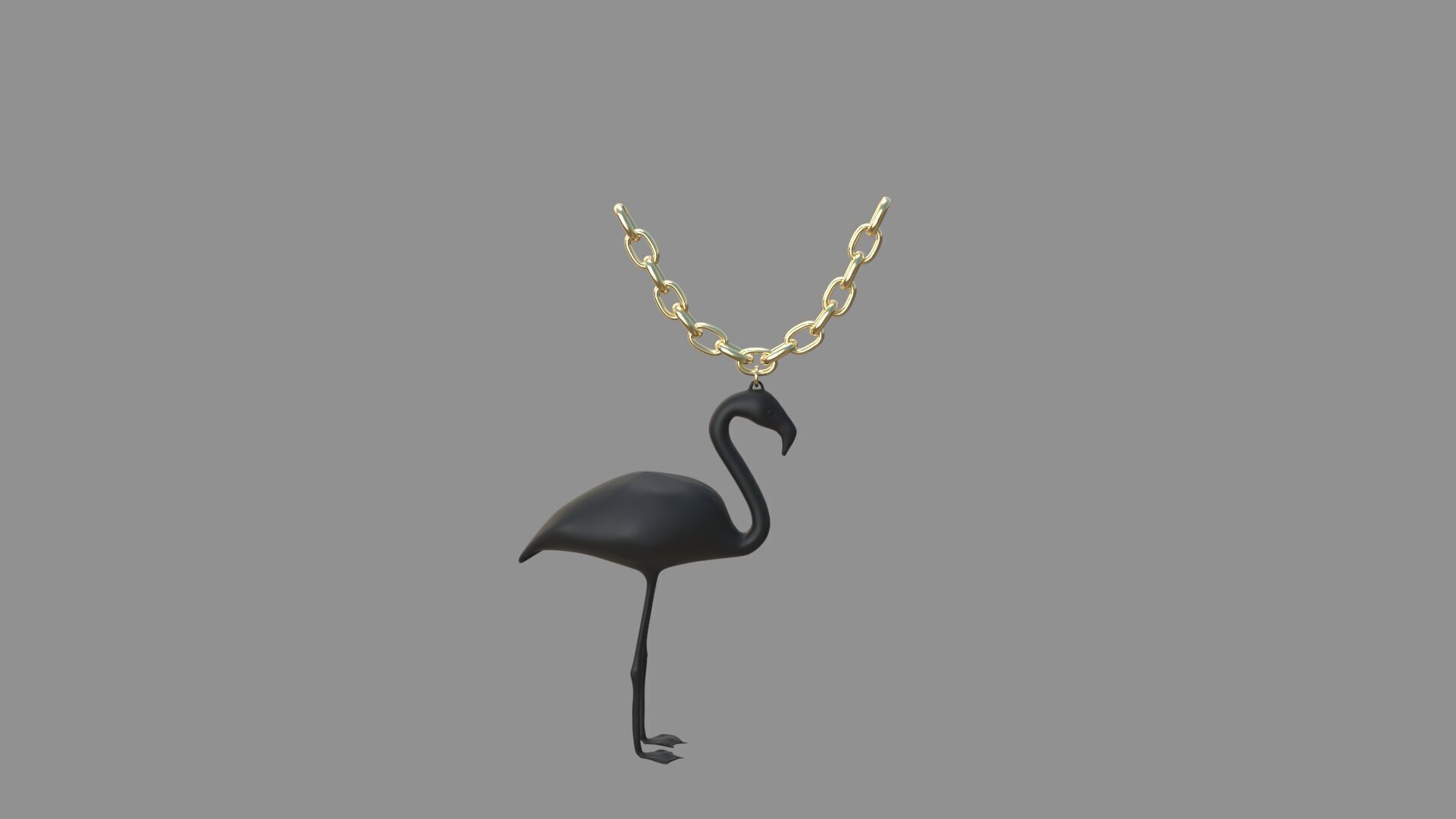 flamingo locket collection 3D model_27