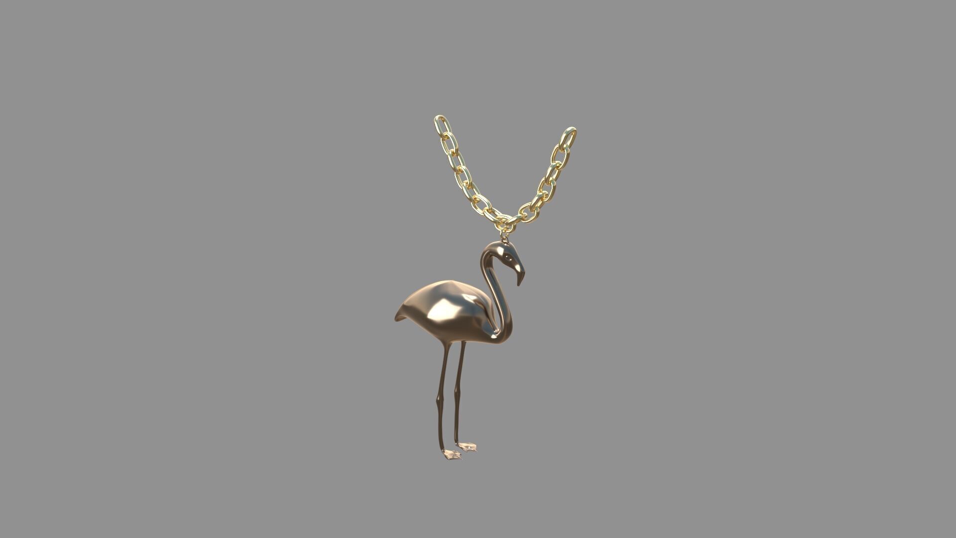 flamingo locket collection 3D model_23