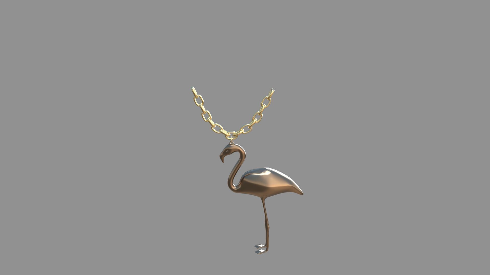 flamingo locket collection 3D model_24