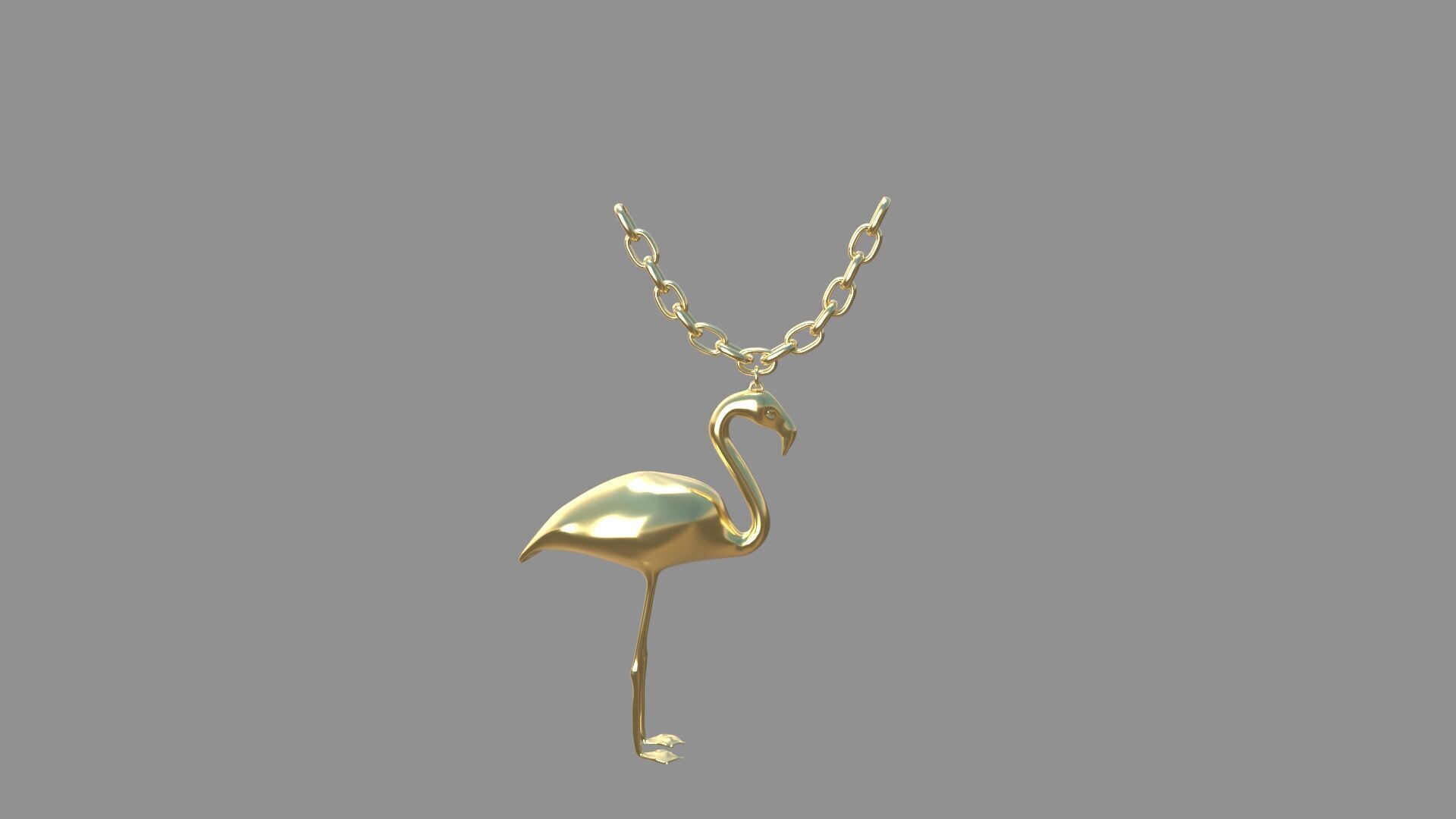 flamingo locket collection 3D model_18