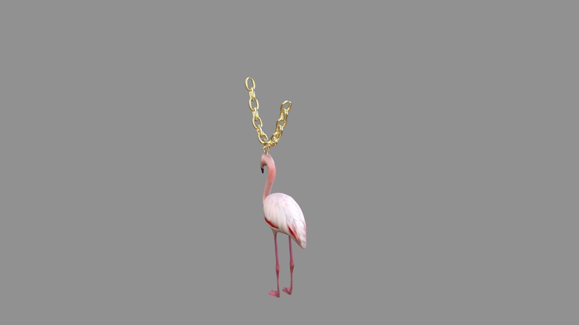 flamingo locket collection 3D model_3
