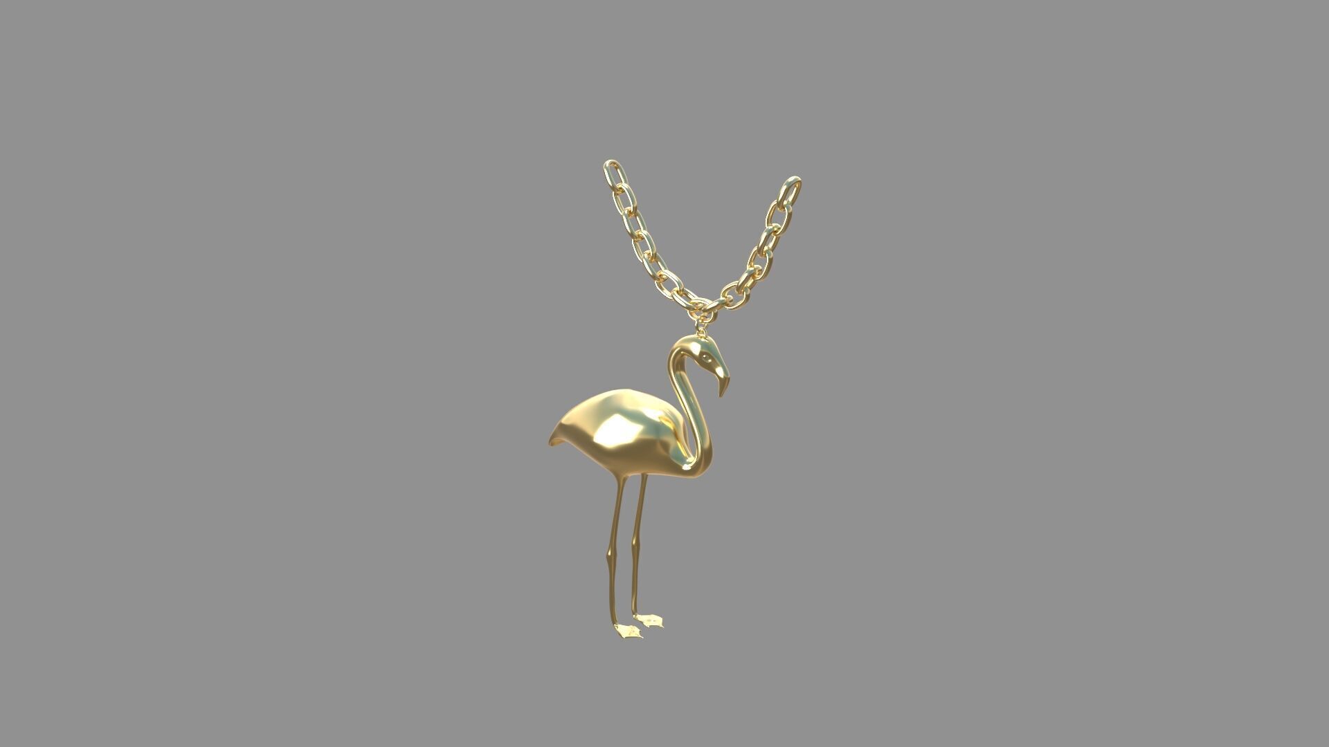 flamingo locket collection 3D model_19