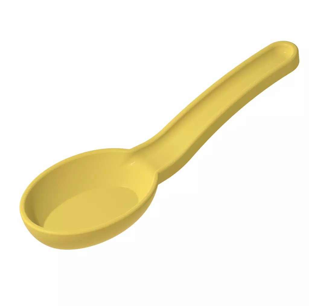 Plastic Soup Spoon 3D print model