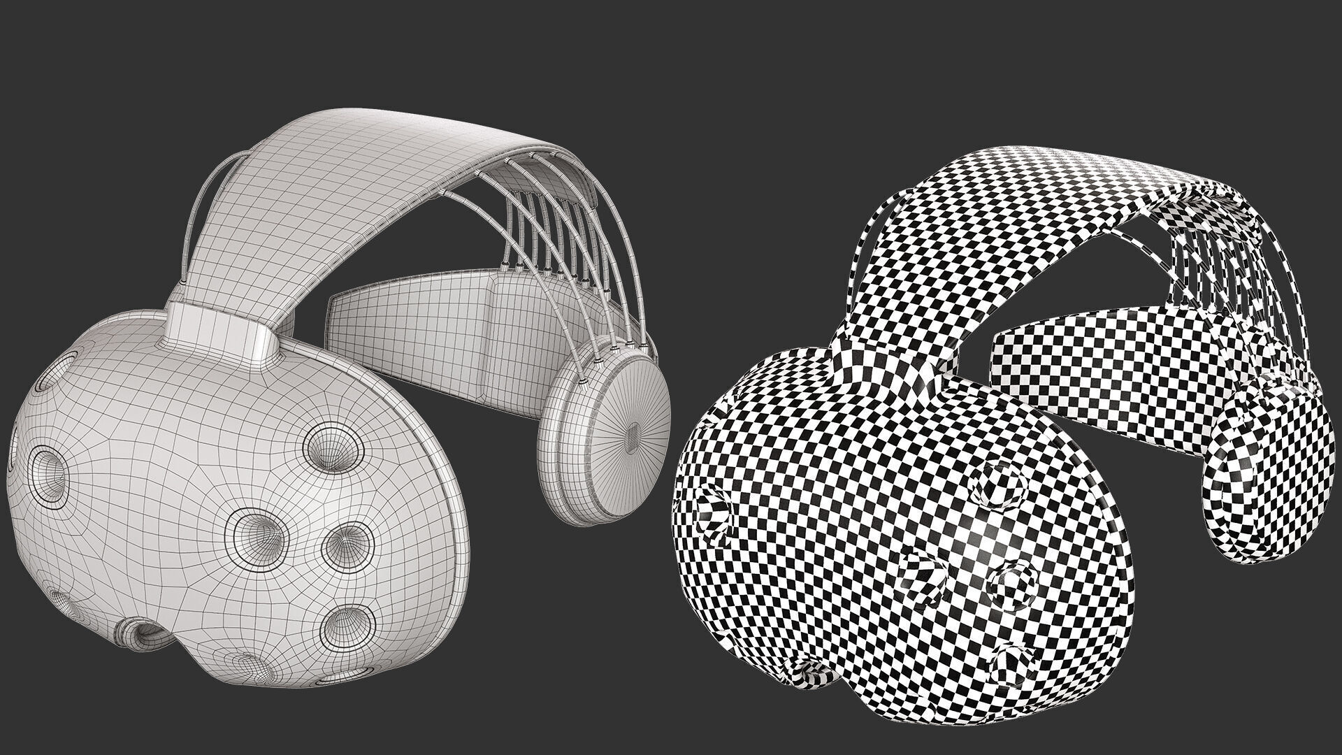 10 VR-Headset  Low-poly 3D model_18