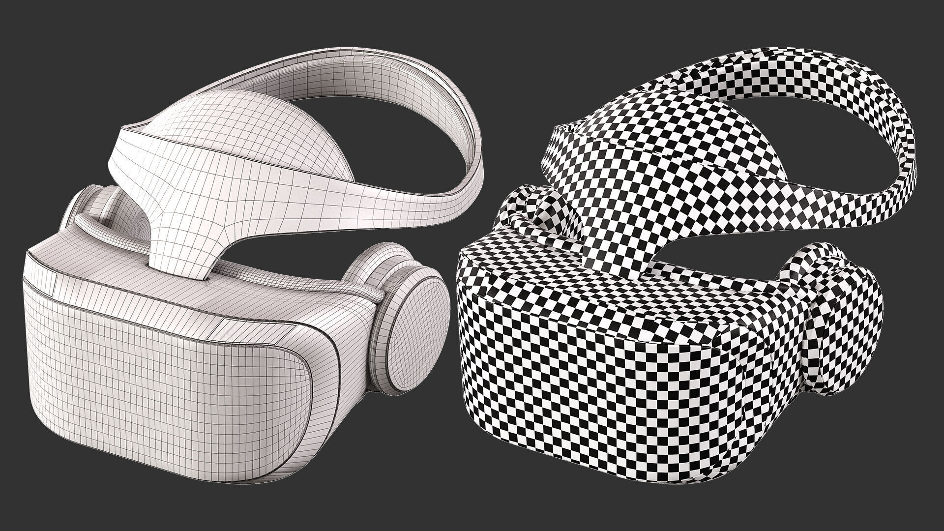 10 VR-Headset  Low-poly 3D model_24