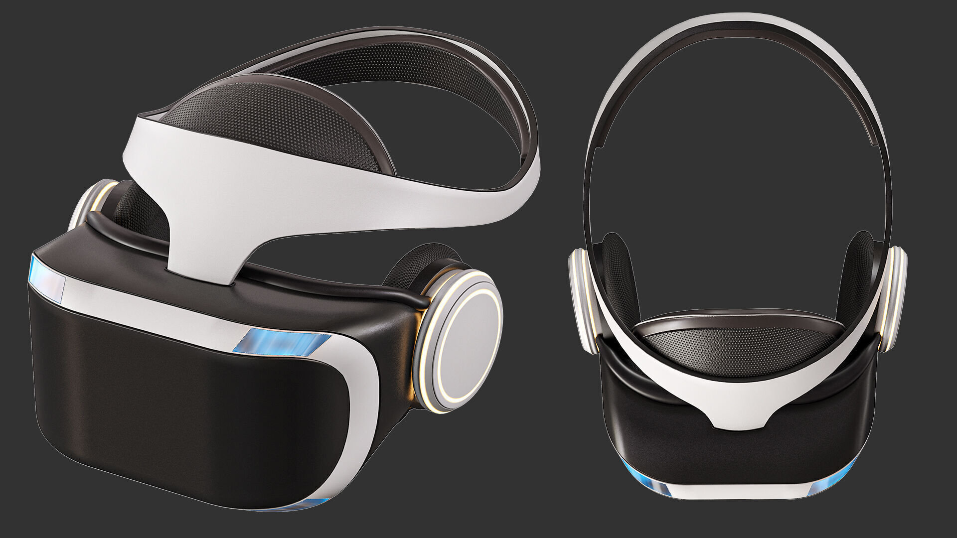 10 VR-Headset  Low-poly 3D model_17