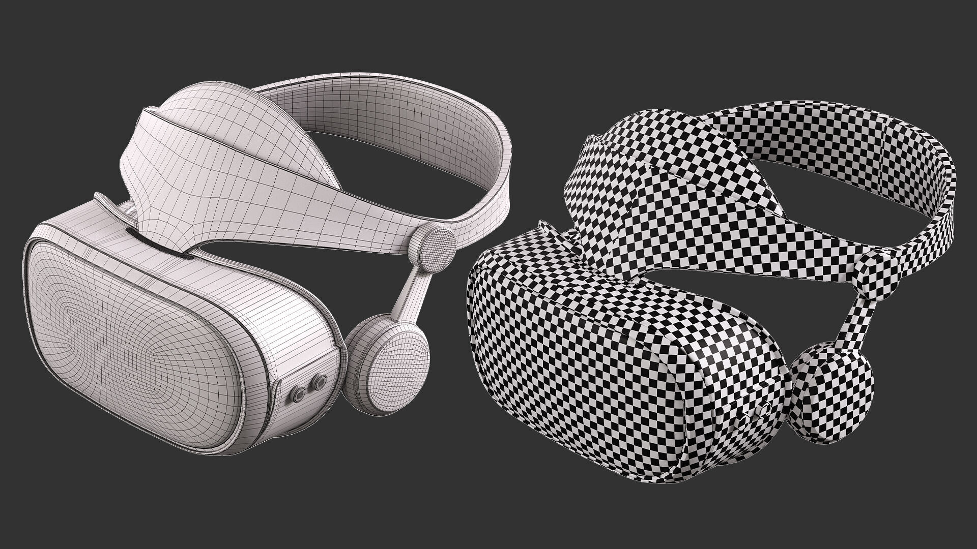 10 VR-Headset  Low-poly 3D model_22