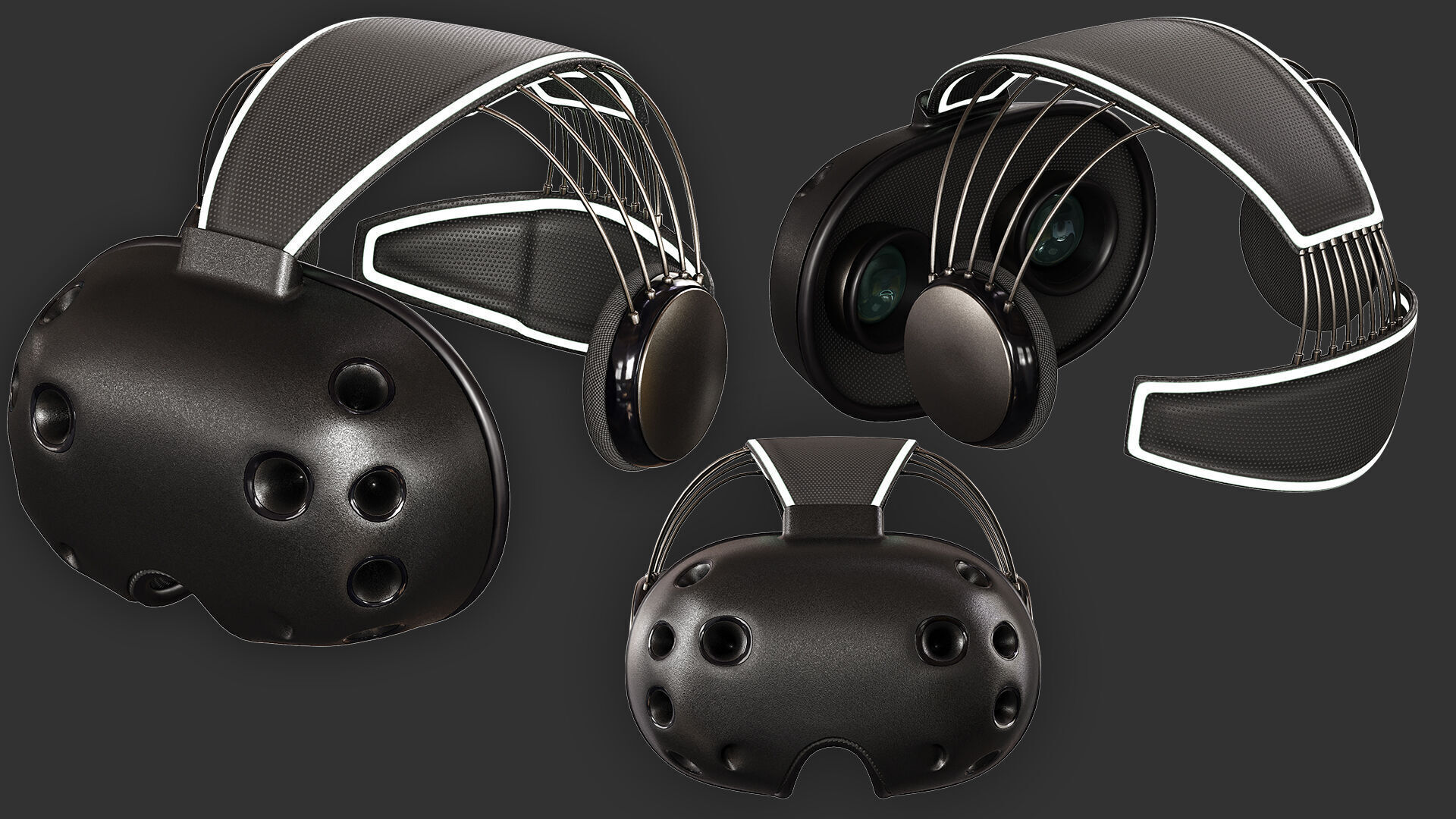 10 VR-Headset  Low-poly 3D model_32