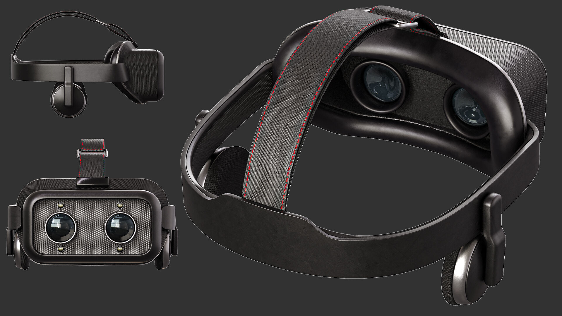 10 VR-Headset  Low-poly 3D model_13