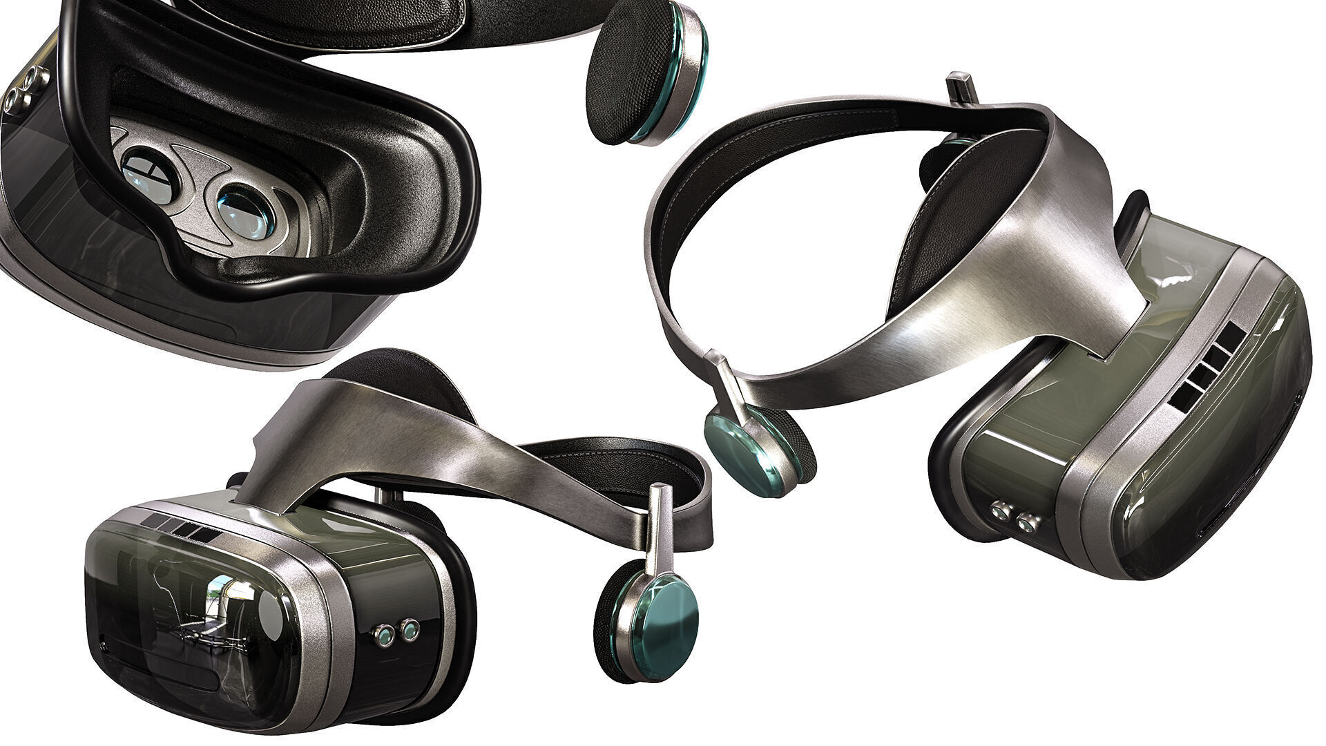 10 VR-Headset  Low-poly 3D model_46