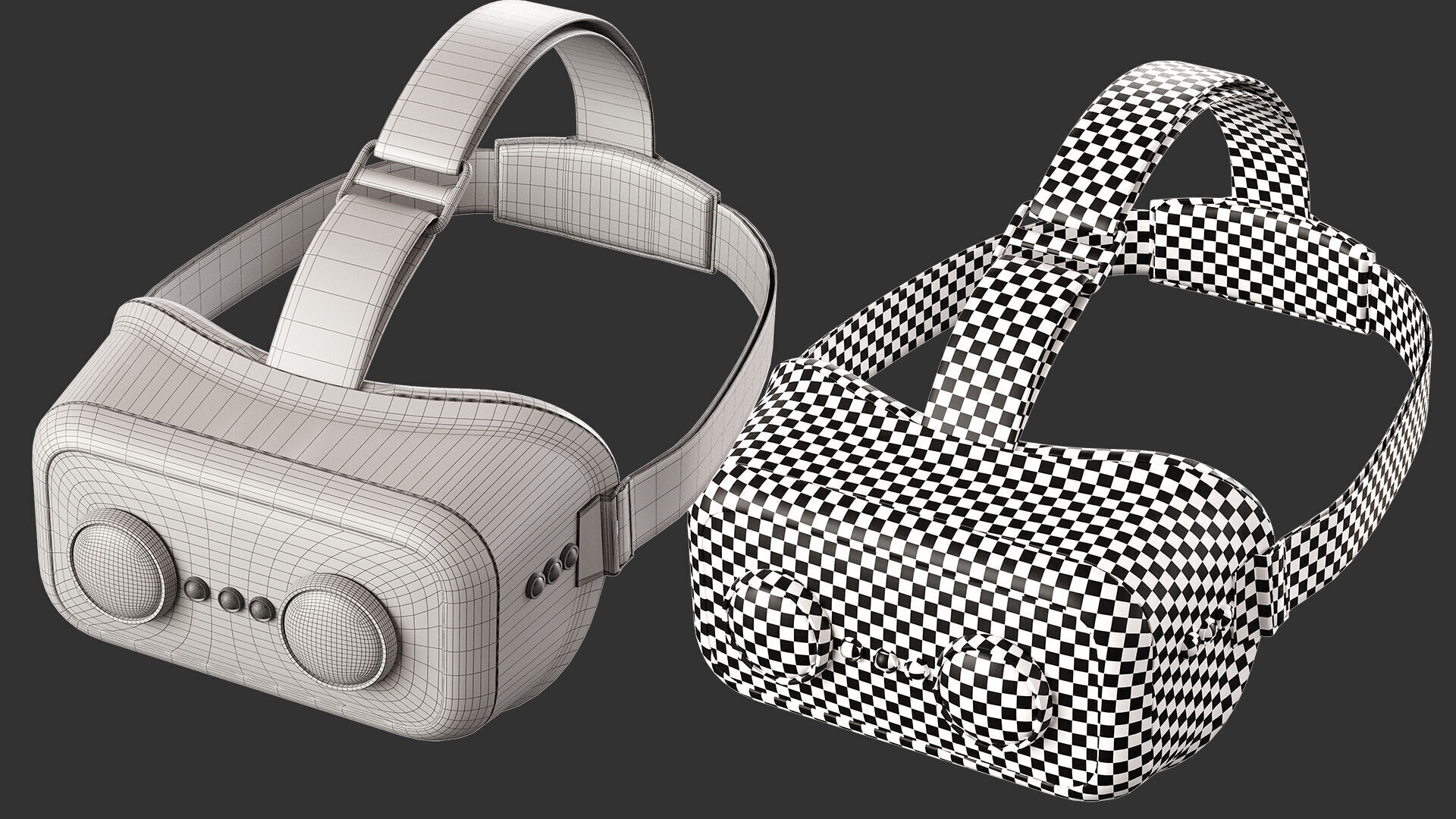 10 VR-Headset  Low-poly 3D model_34