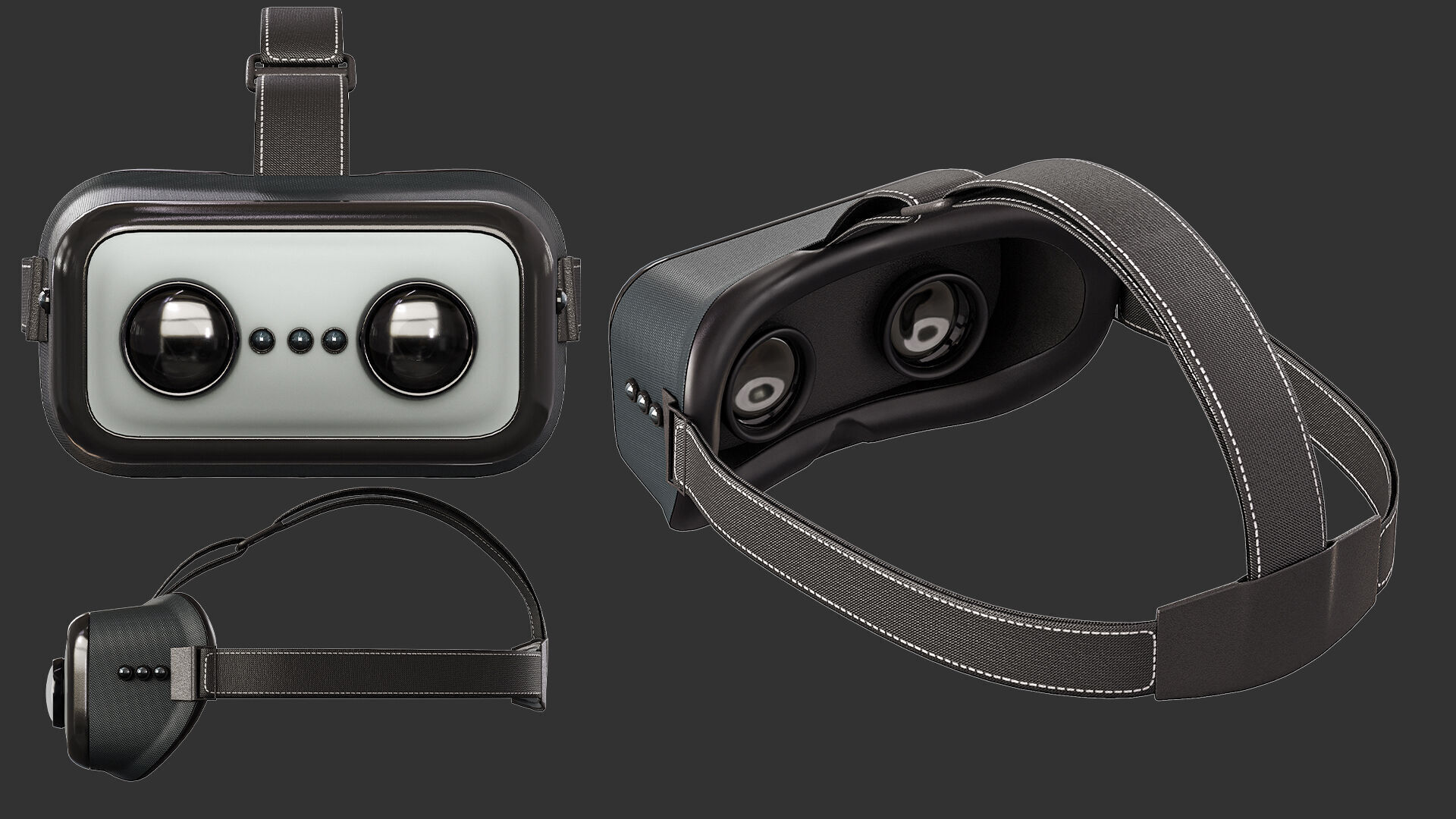 10 VR-Headset  Low-poly 3D model_14