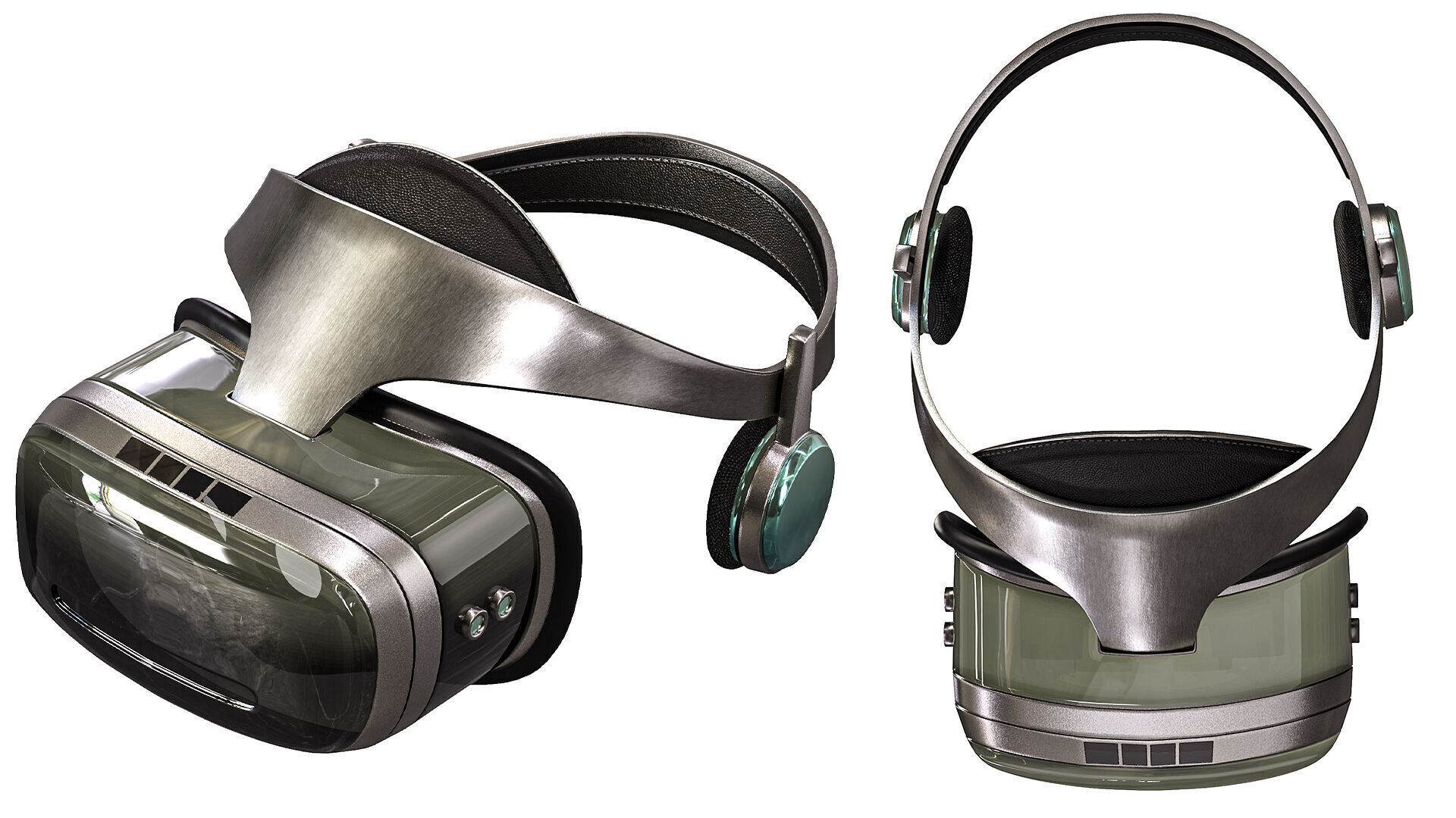 10 VR-Headset  Low-poly 3D model_43