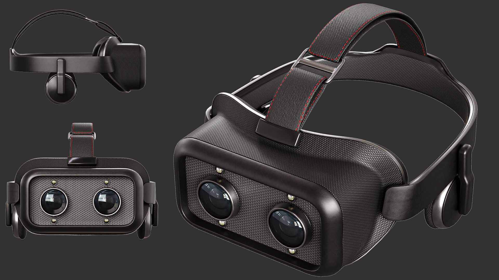 10 VR-Headset  Low-poly 3D model_27