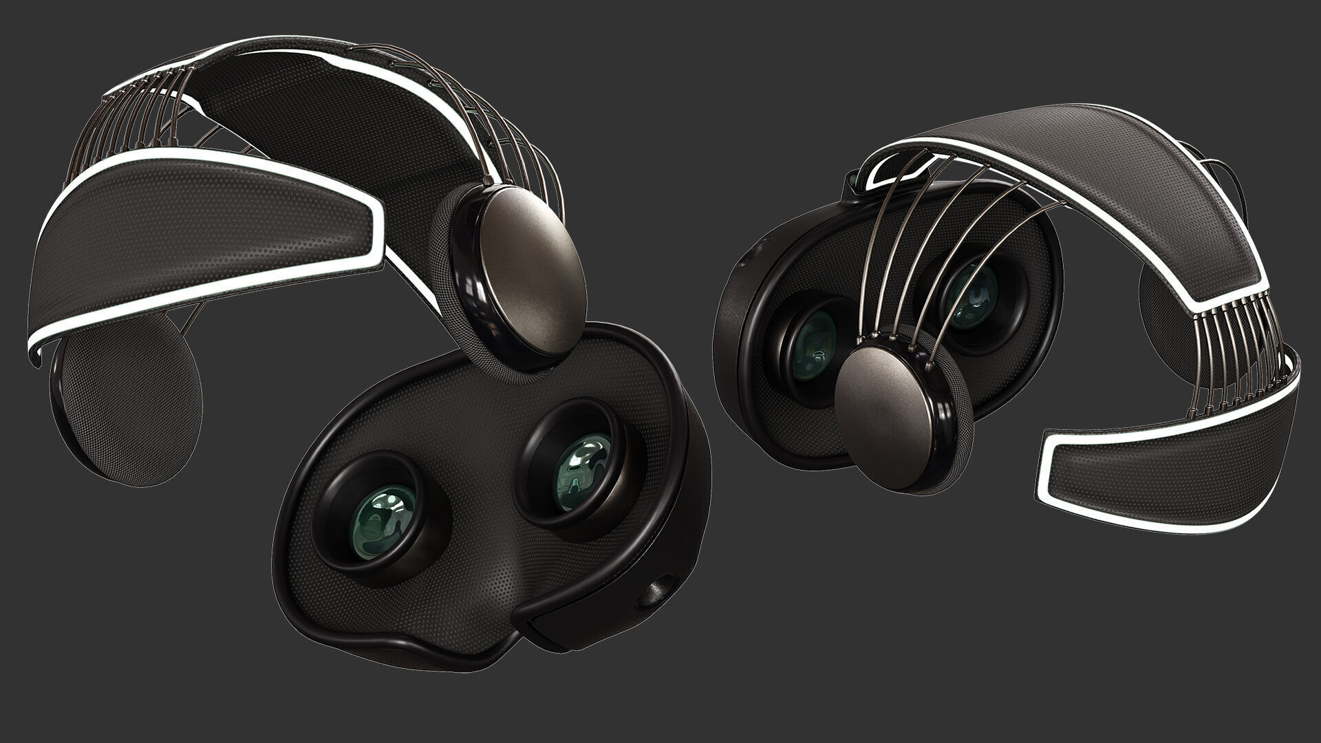 10 VR-Headset  Low-poly 3D model_25