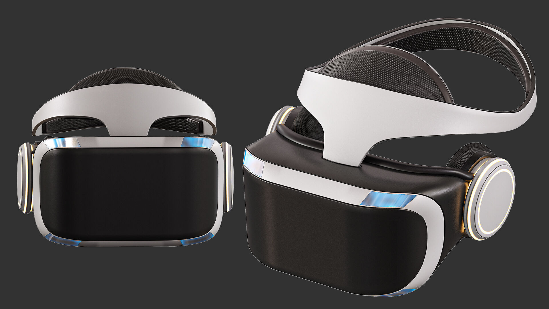 10 VR-Headset  Low-poly 3D model_35