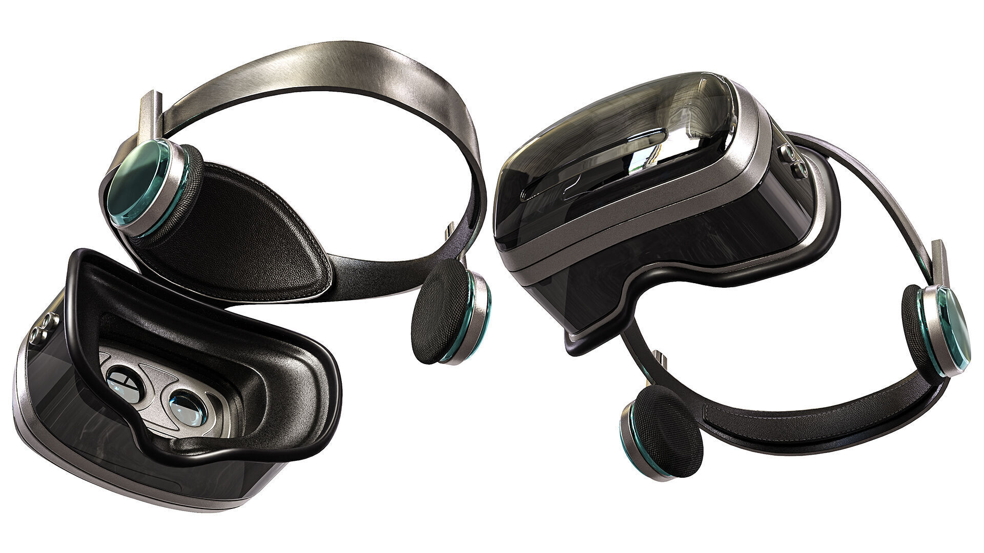 10 VR-Headset  Low-poly 3D model_44