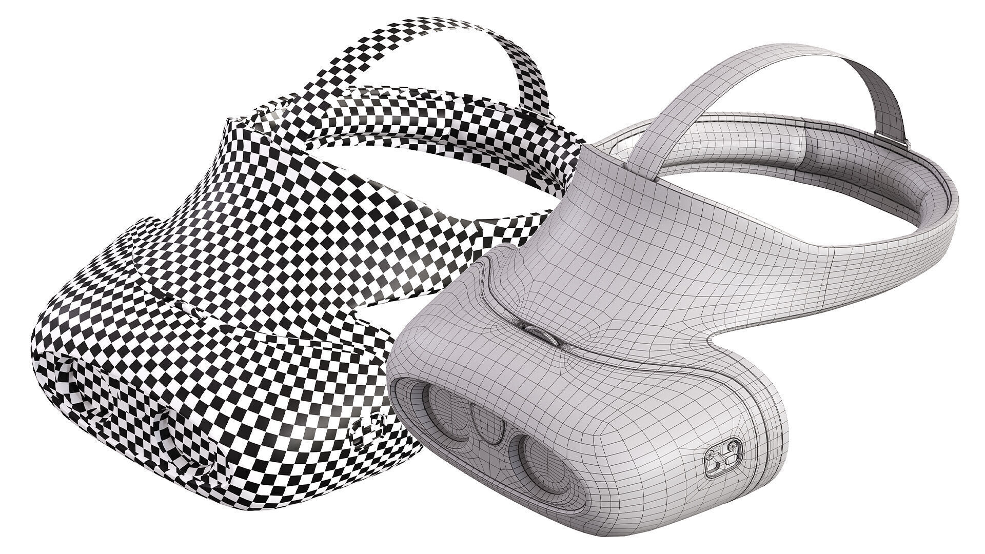 10 VR-Headset  Low-poly 3D model_39